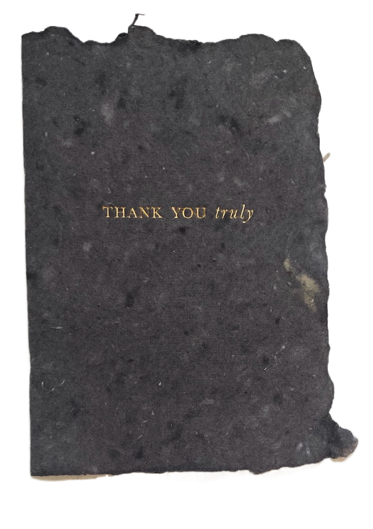 Thank you truly card