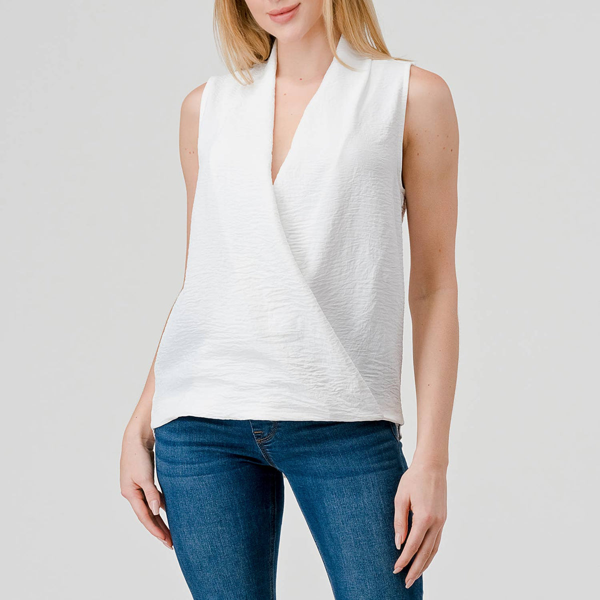 Heimious Surplice Woven Top