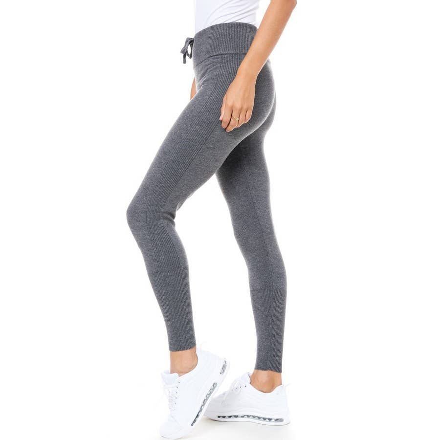 Maronie Stretchy Knit Leggings