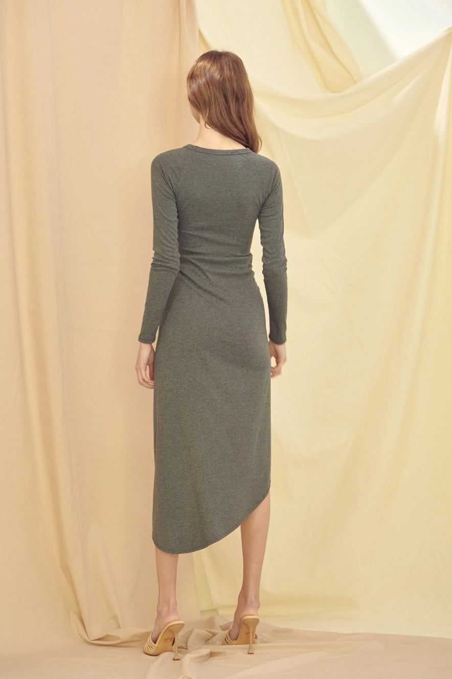 Fore Charcoal Knot Dress