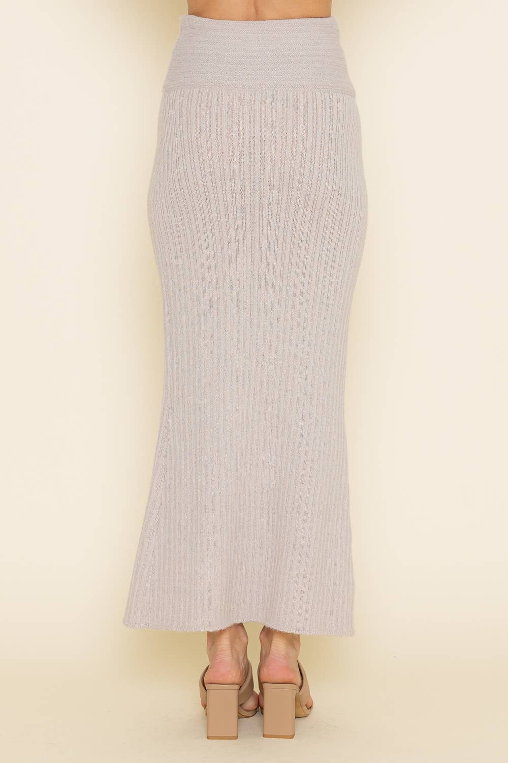 Fore Collection Knitted Midi Skirt