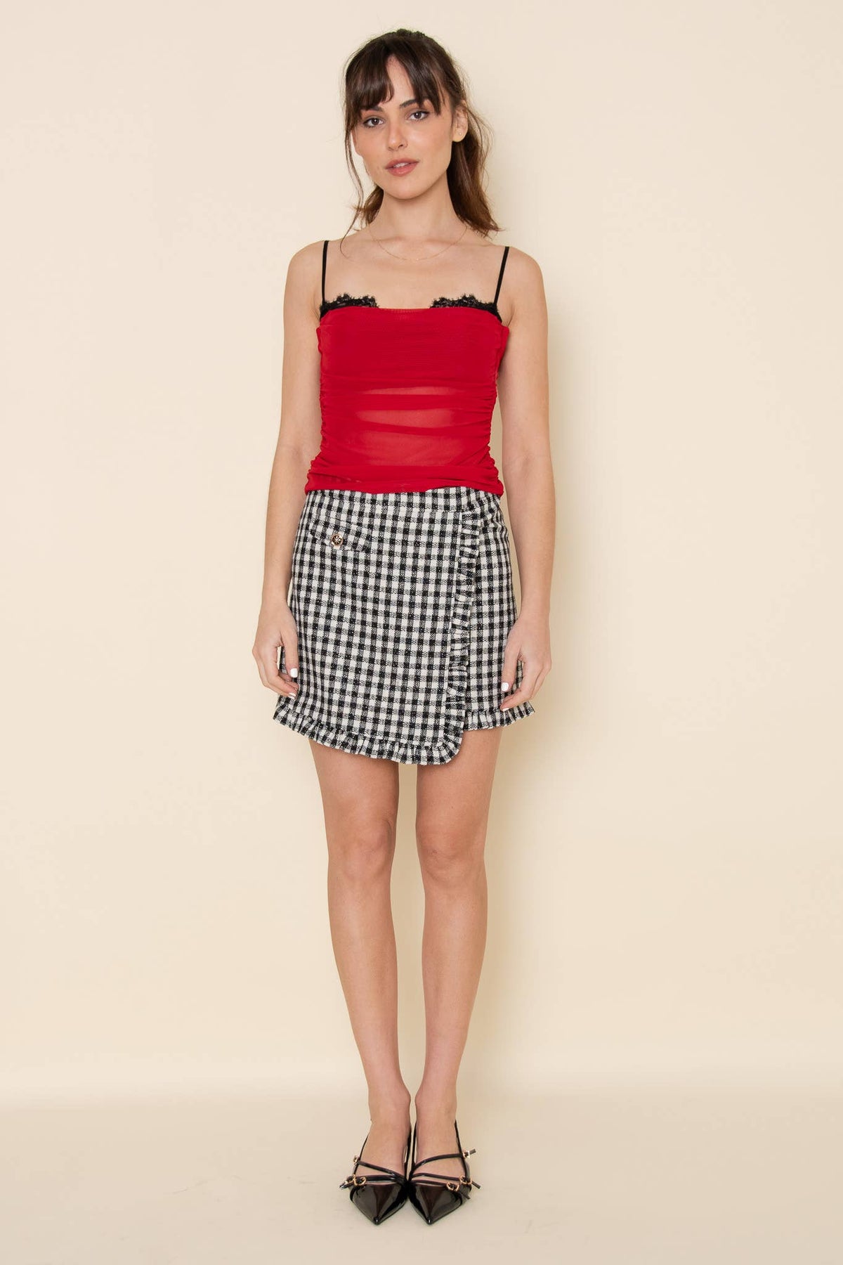 Fore Collection Peak-a-Boo Bra Top