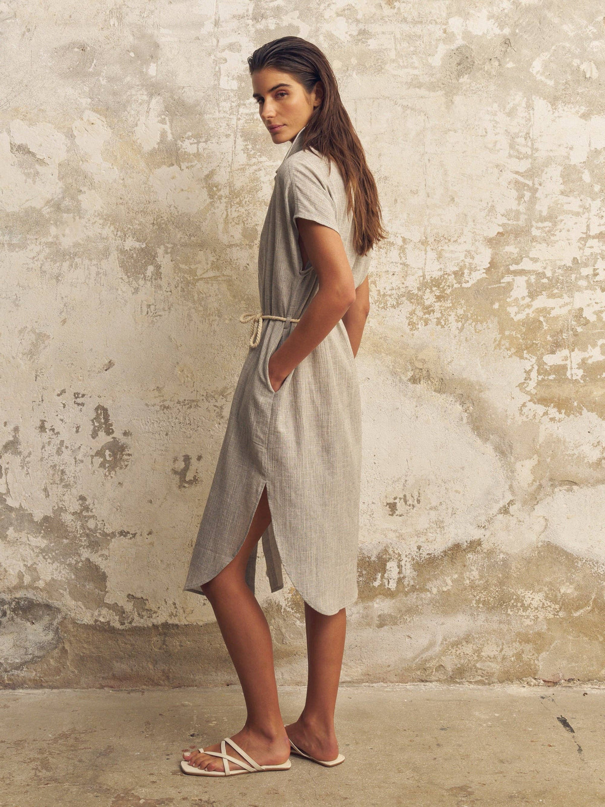 The Handloom Zaya Shirt Dress