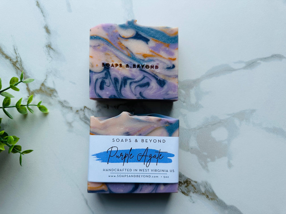 Soaps + Beyond Purple Agate Soap Bar 