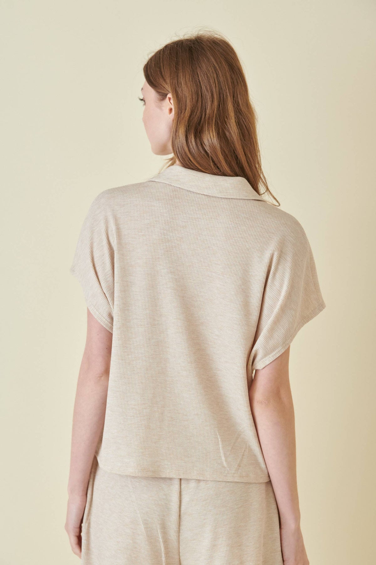 Fore Collection Boxy Waffle Knit Top