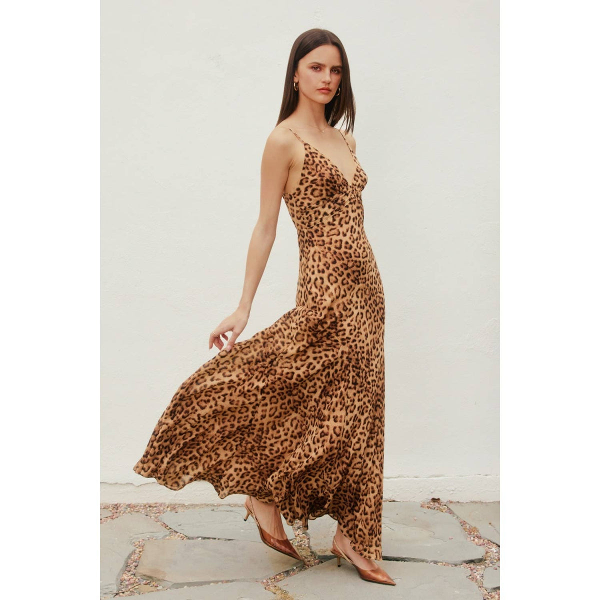 Dress Forum Frilly Hem Maxi Dress