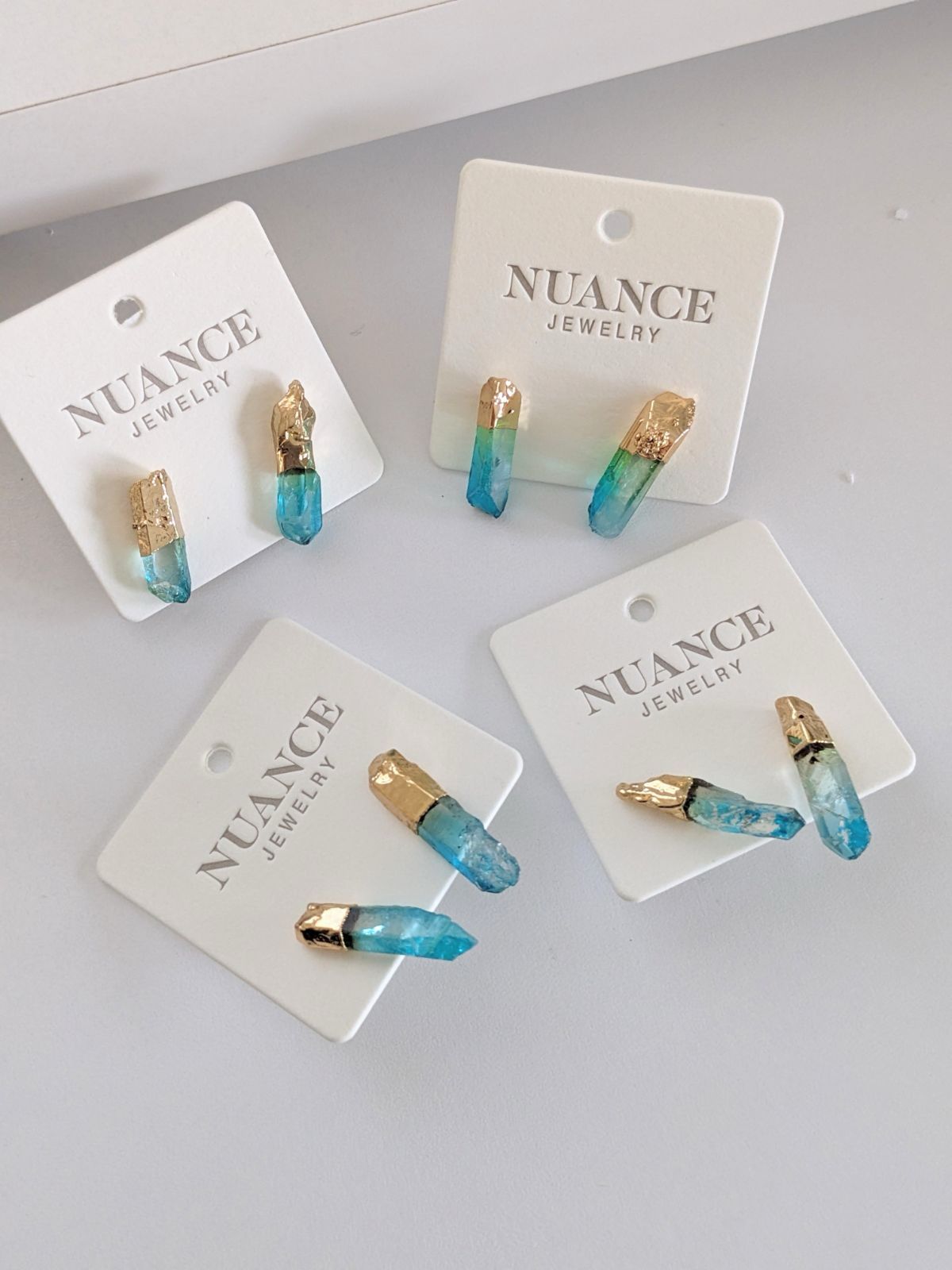 Nuance Aurora Point Stud Earrings | More Color Options
