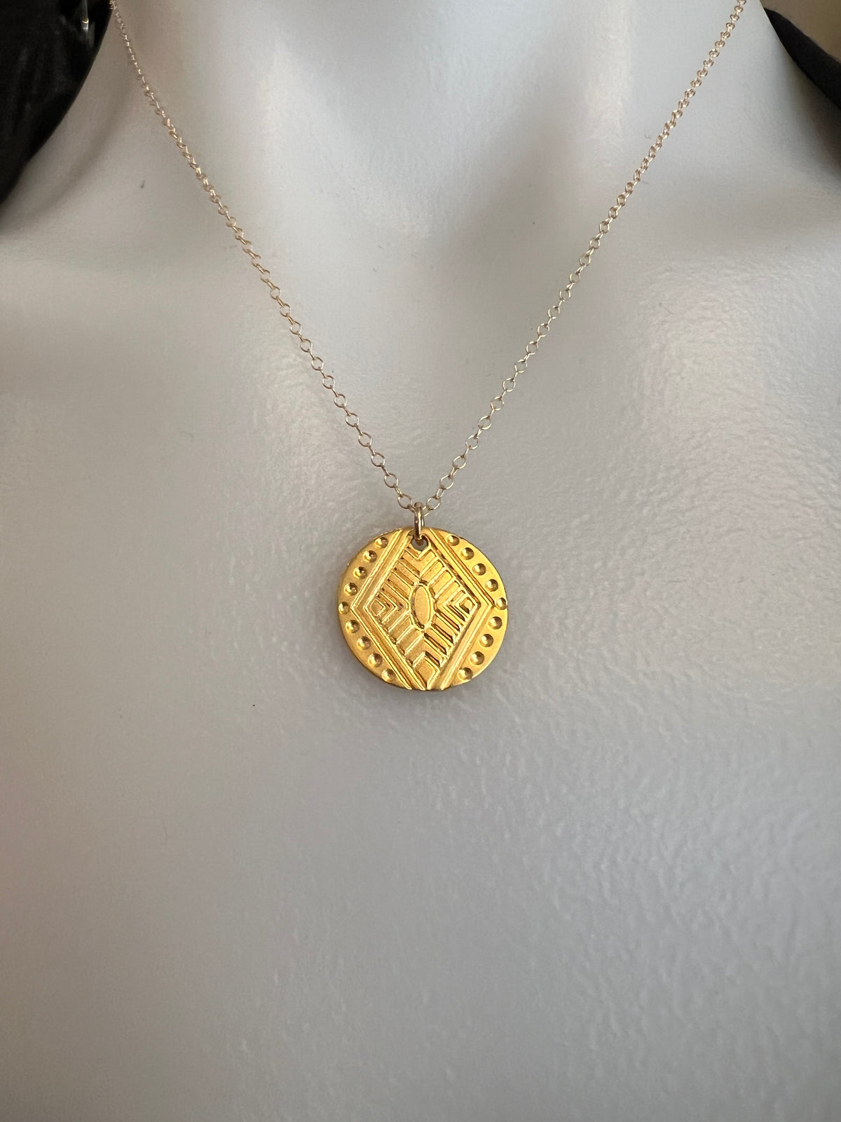 Susan Rifkin Gold Sunburst Necklace