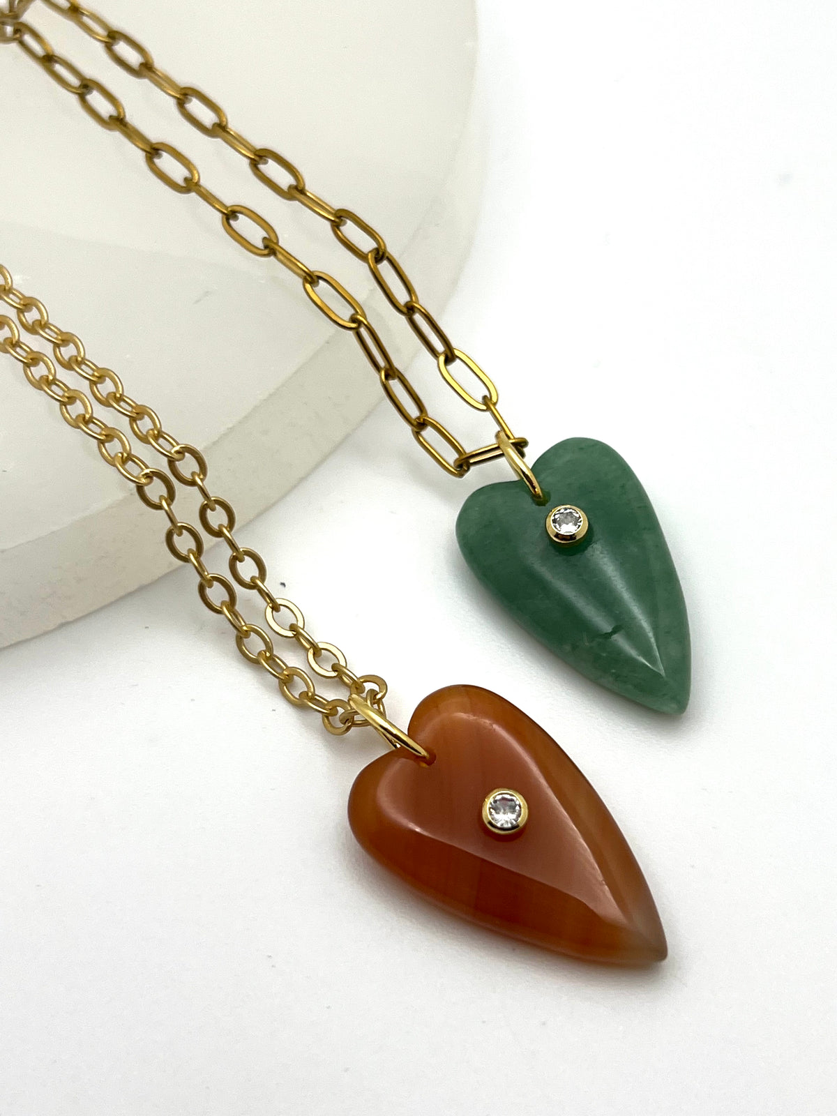 Susan Rifkin Crystal Heart Pendant