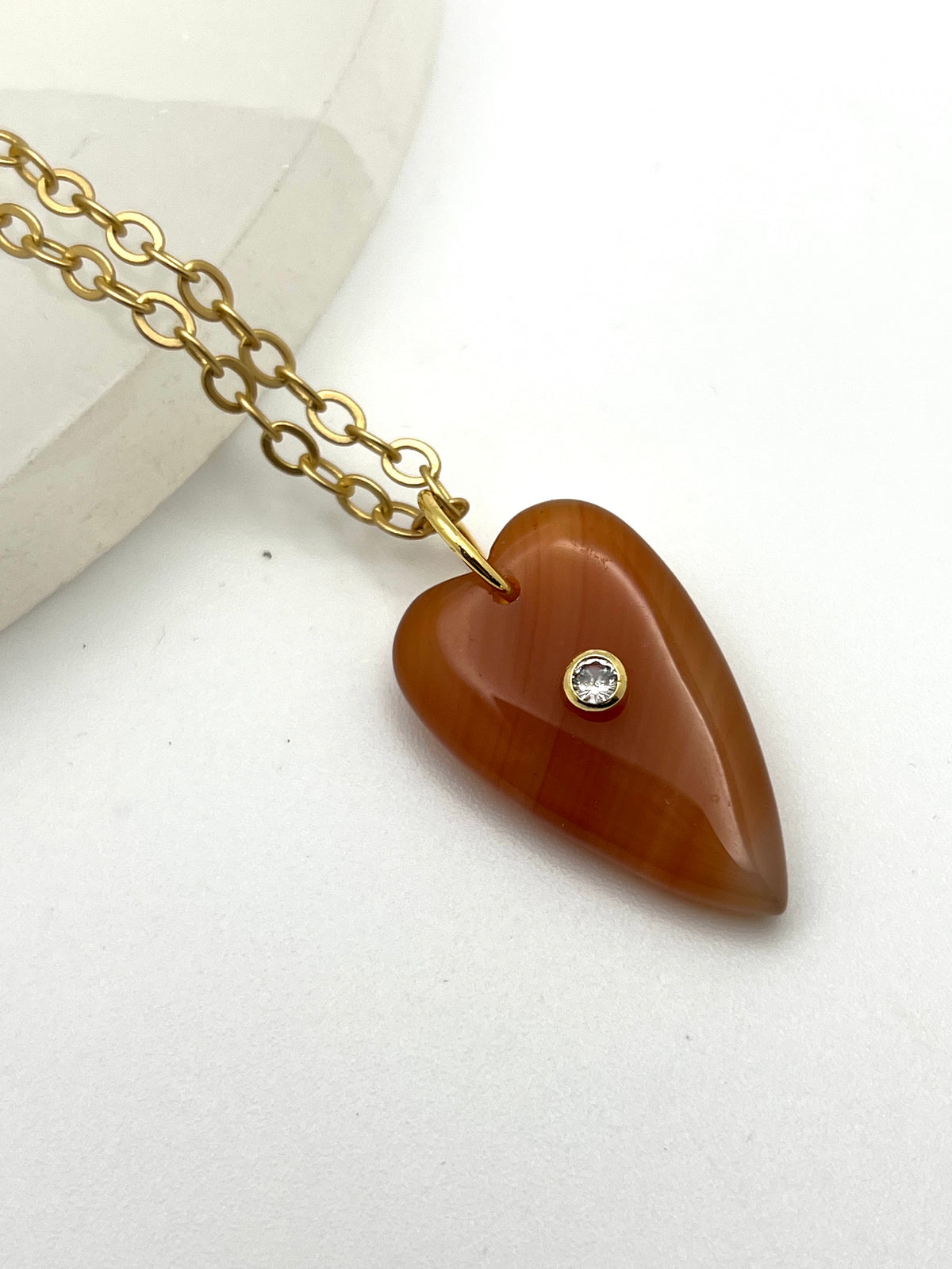 Susan Rifkin Crystal Heart Pendant