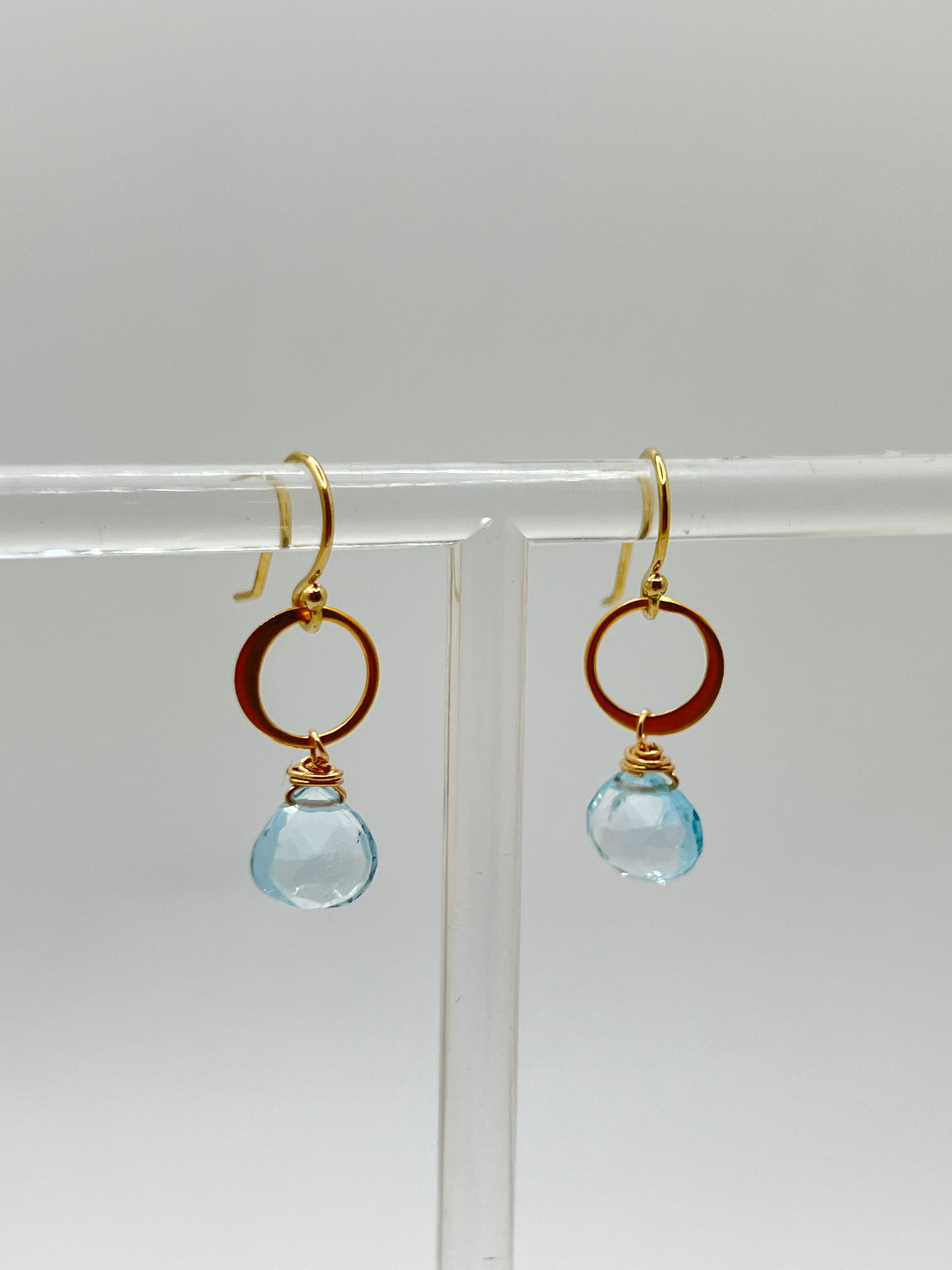 Susan Rifkin Faceted Teardrop Earrings | 14k Gold Filled