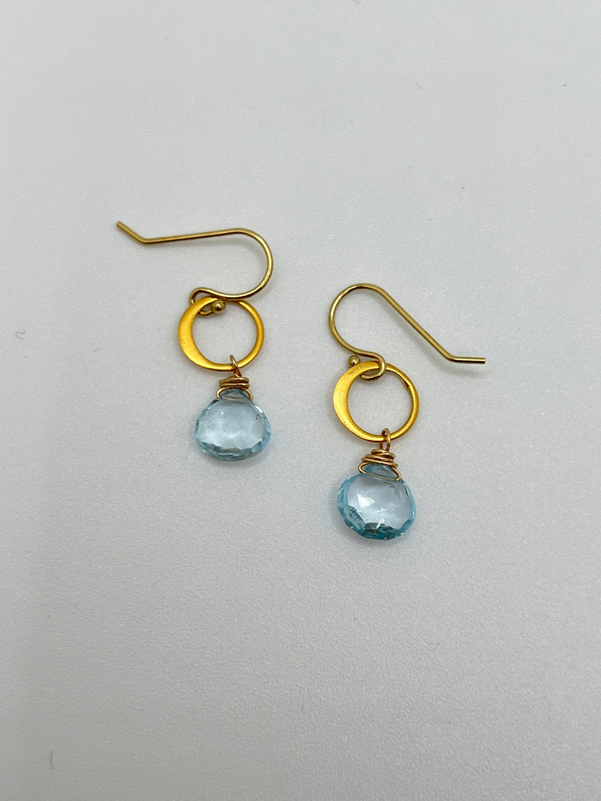 Susan Rifkin Faceted Teardrop Earrings | 14k Gold Filled