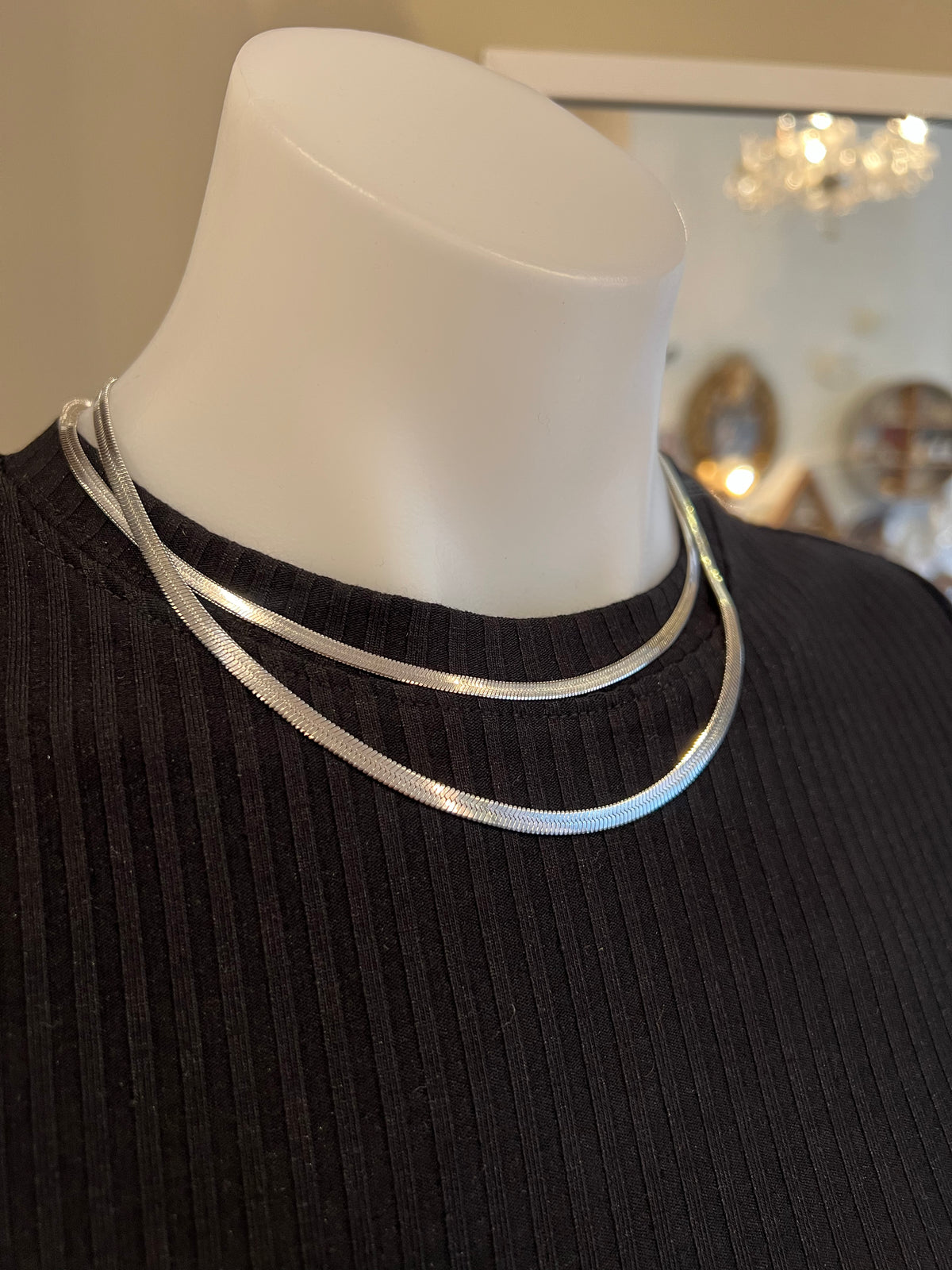 Nuance Silver River Chain Necklace