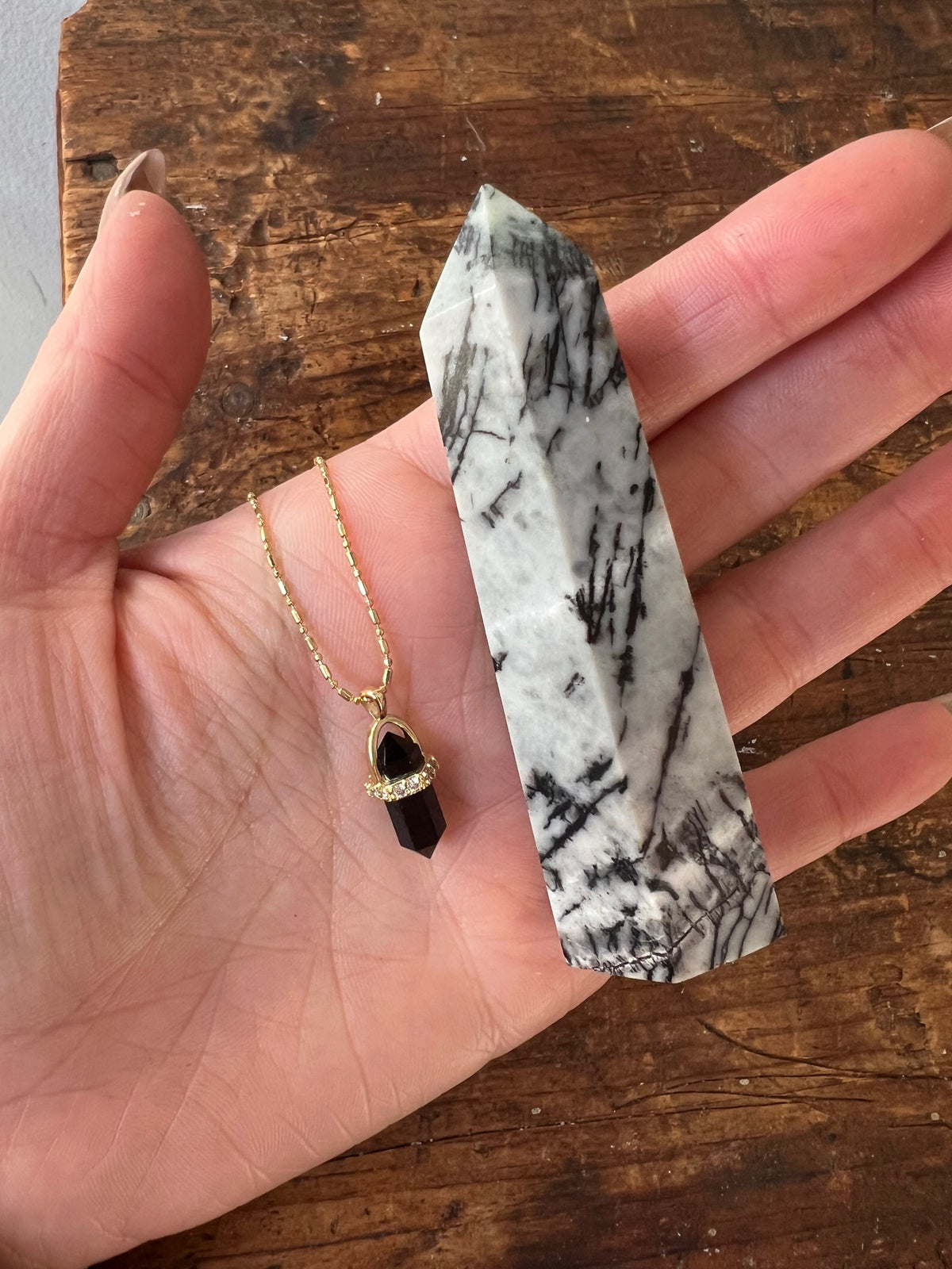 Crystal Point + Necklace Gift Set