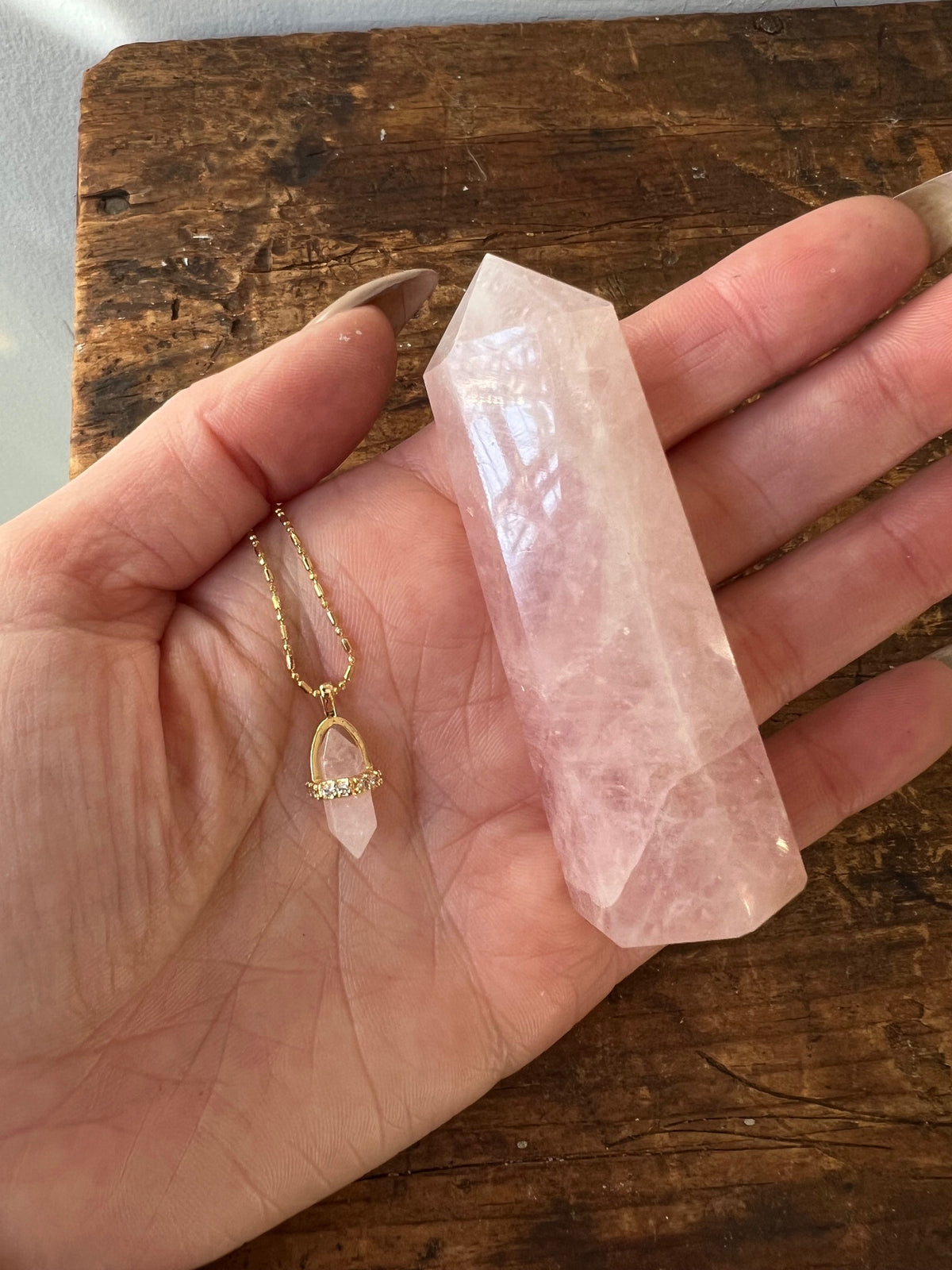 Crystal Point + Necklace Gift Set