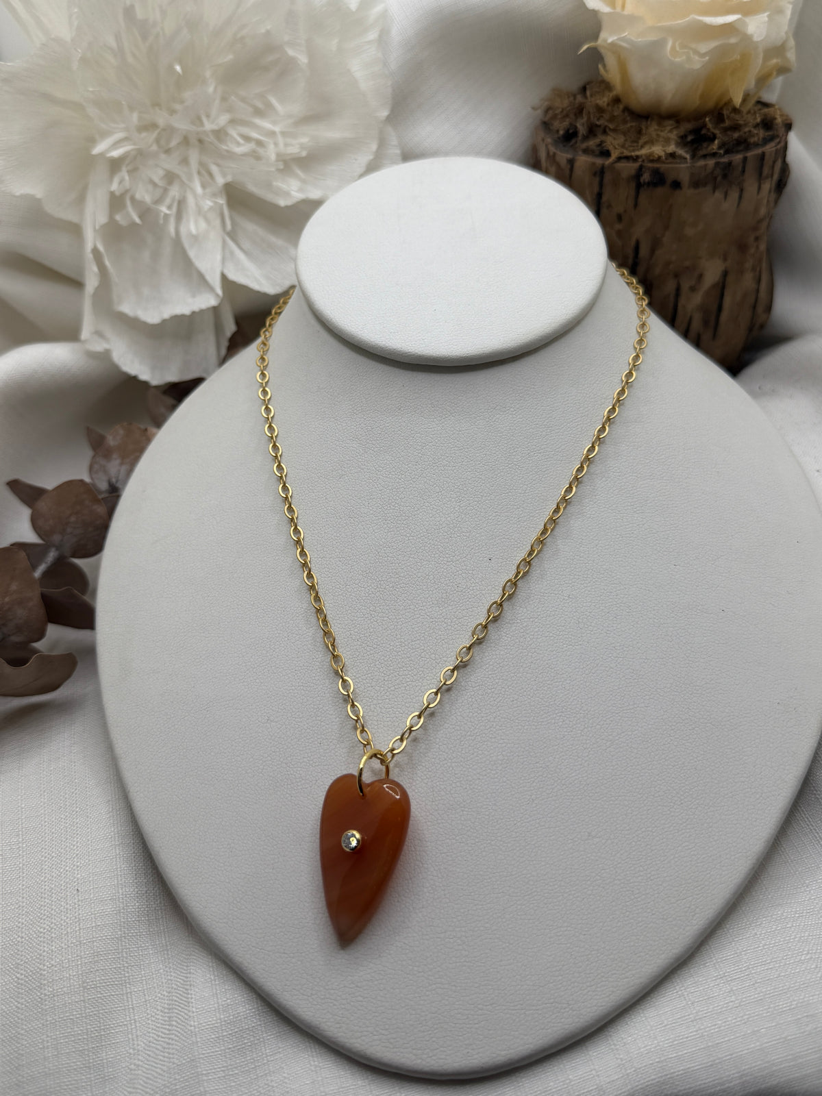 Susan Rifkin Crystal Heart Pendant