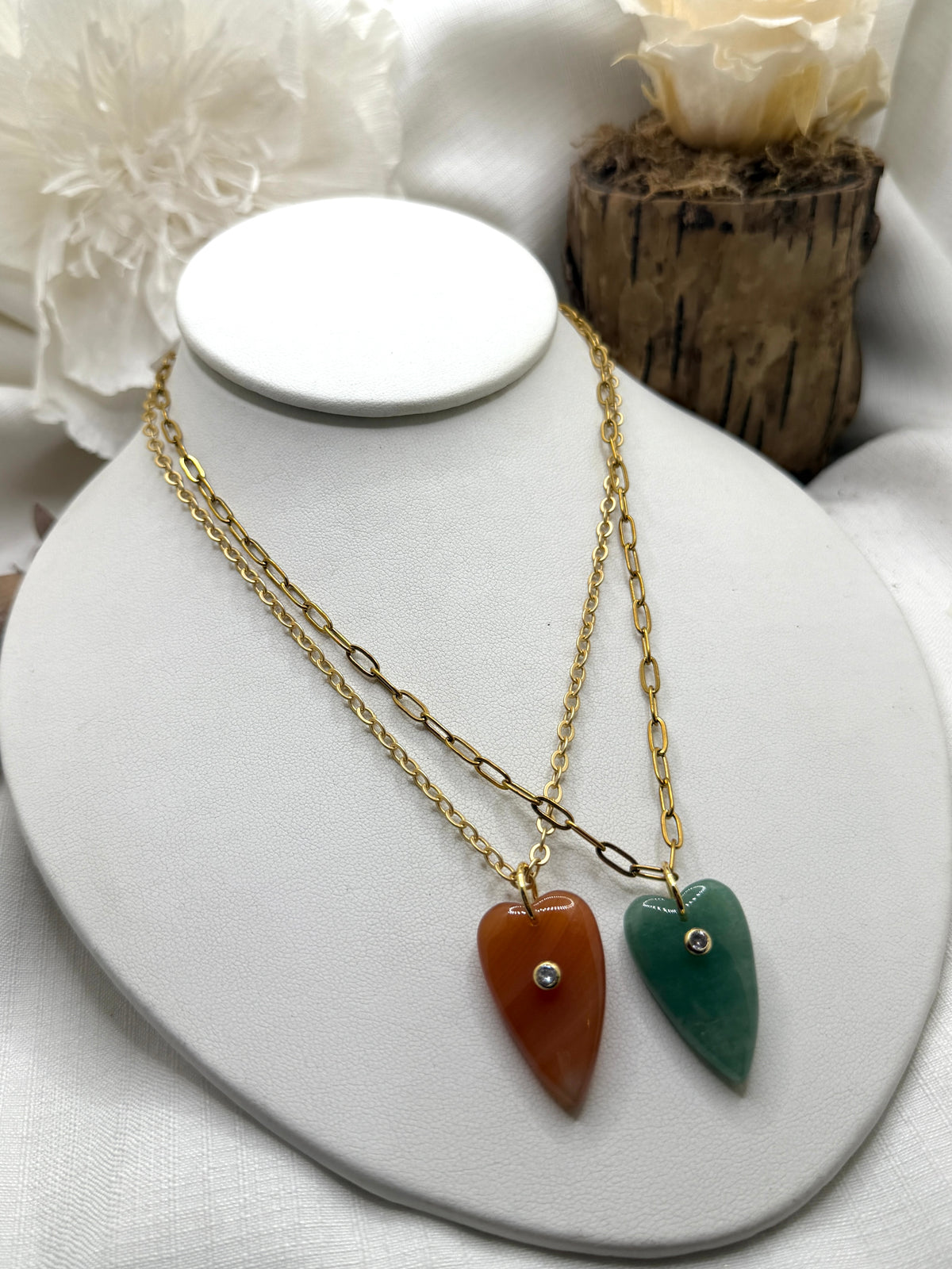 Susan Rifkin Crystal Heart Pendant