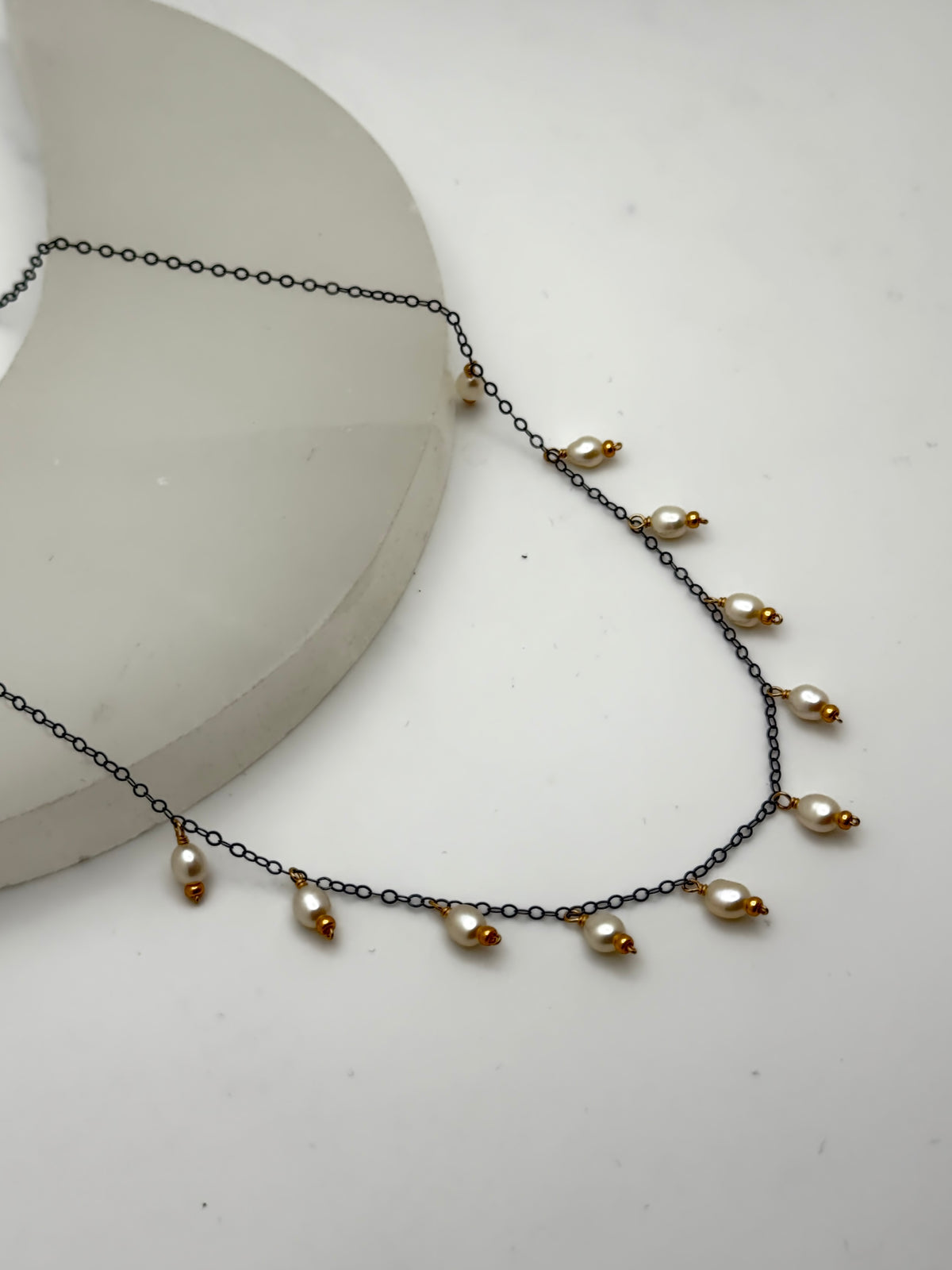 Susan Rifkin Pearl Multi Charm Necklace | Multiple Sizes