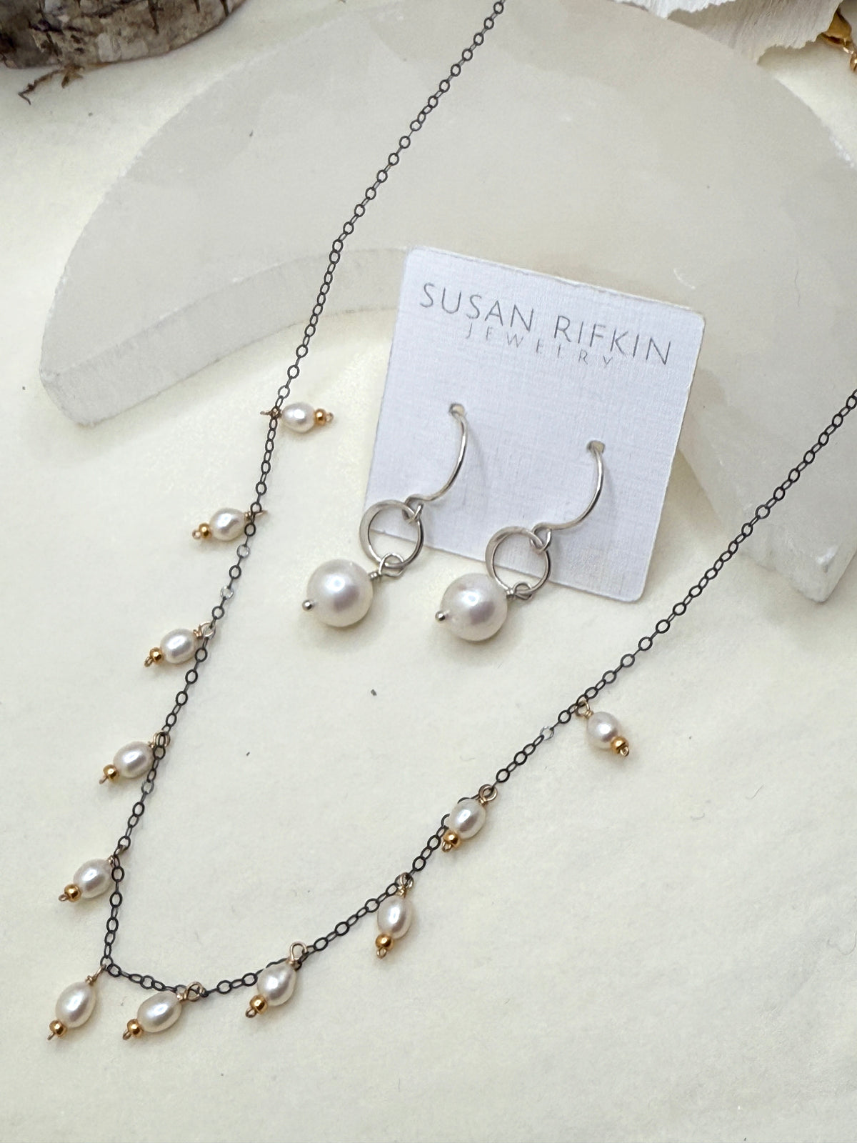 Susan Rifkin Pearl Charm Gift Set