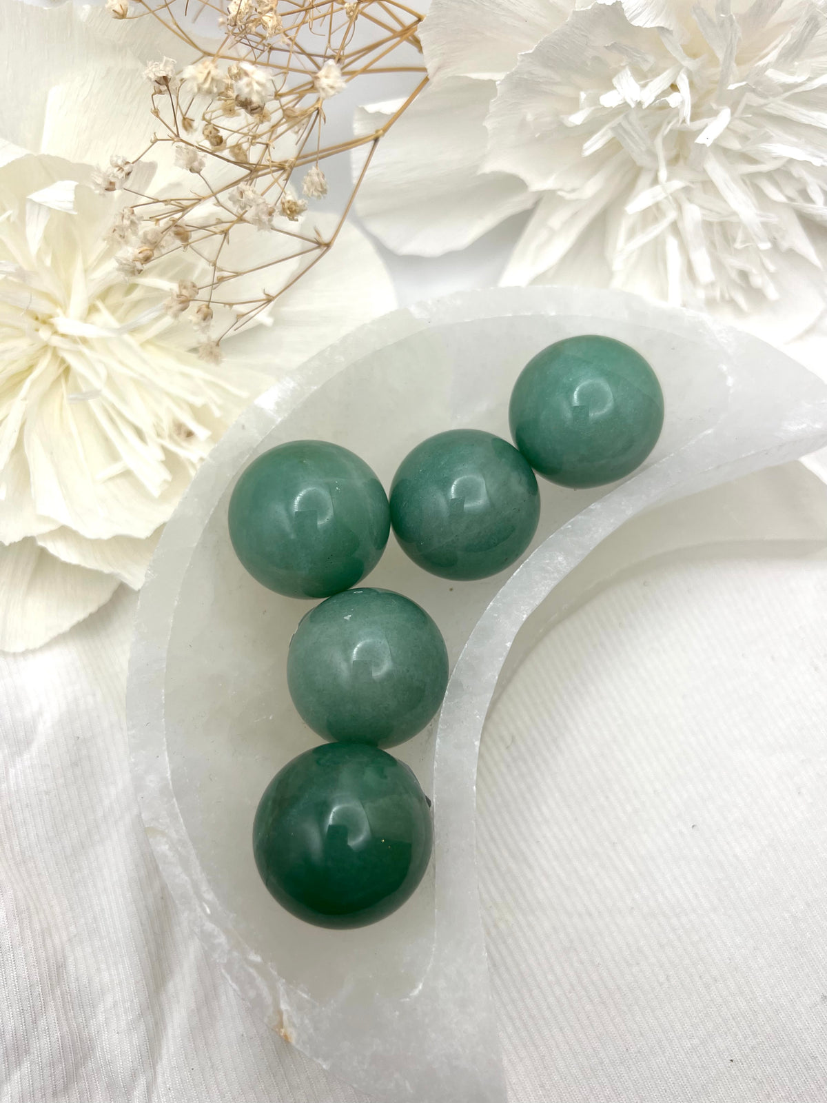 Witch's Way Green Adventurine Sphere