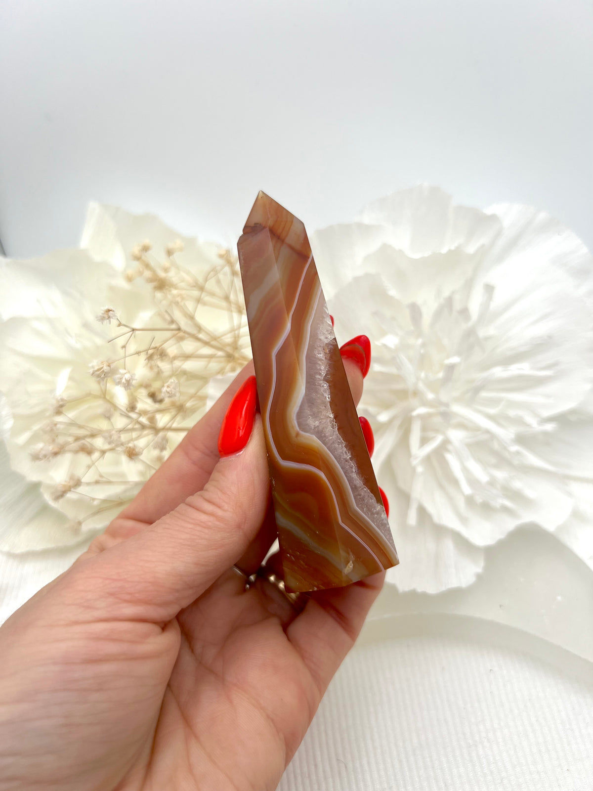 Witch's Way Carnelian Crystal Point