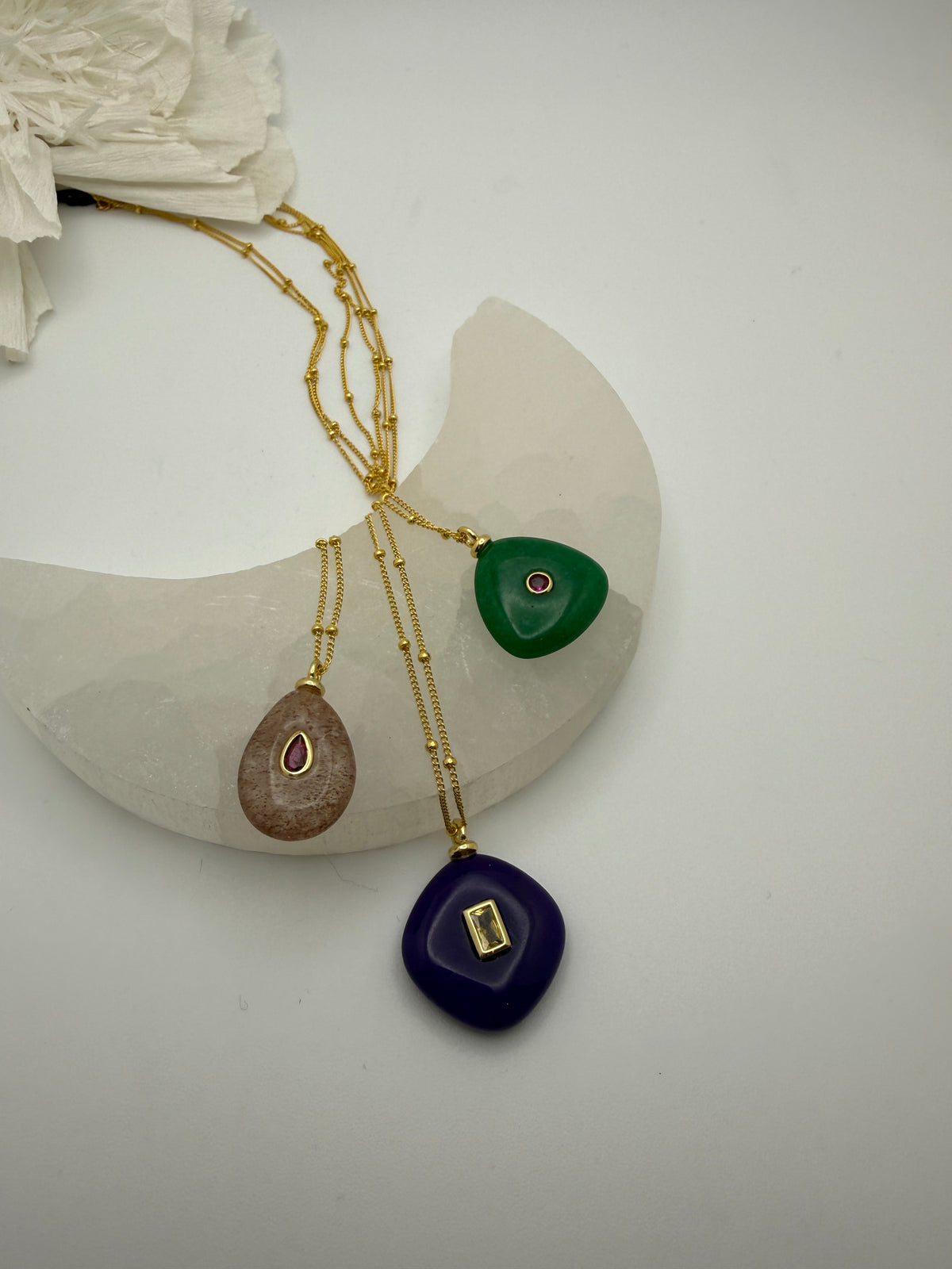 Susan Rifkin Crystal Gemstone Pendent