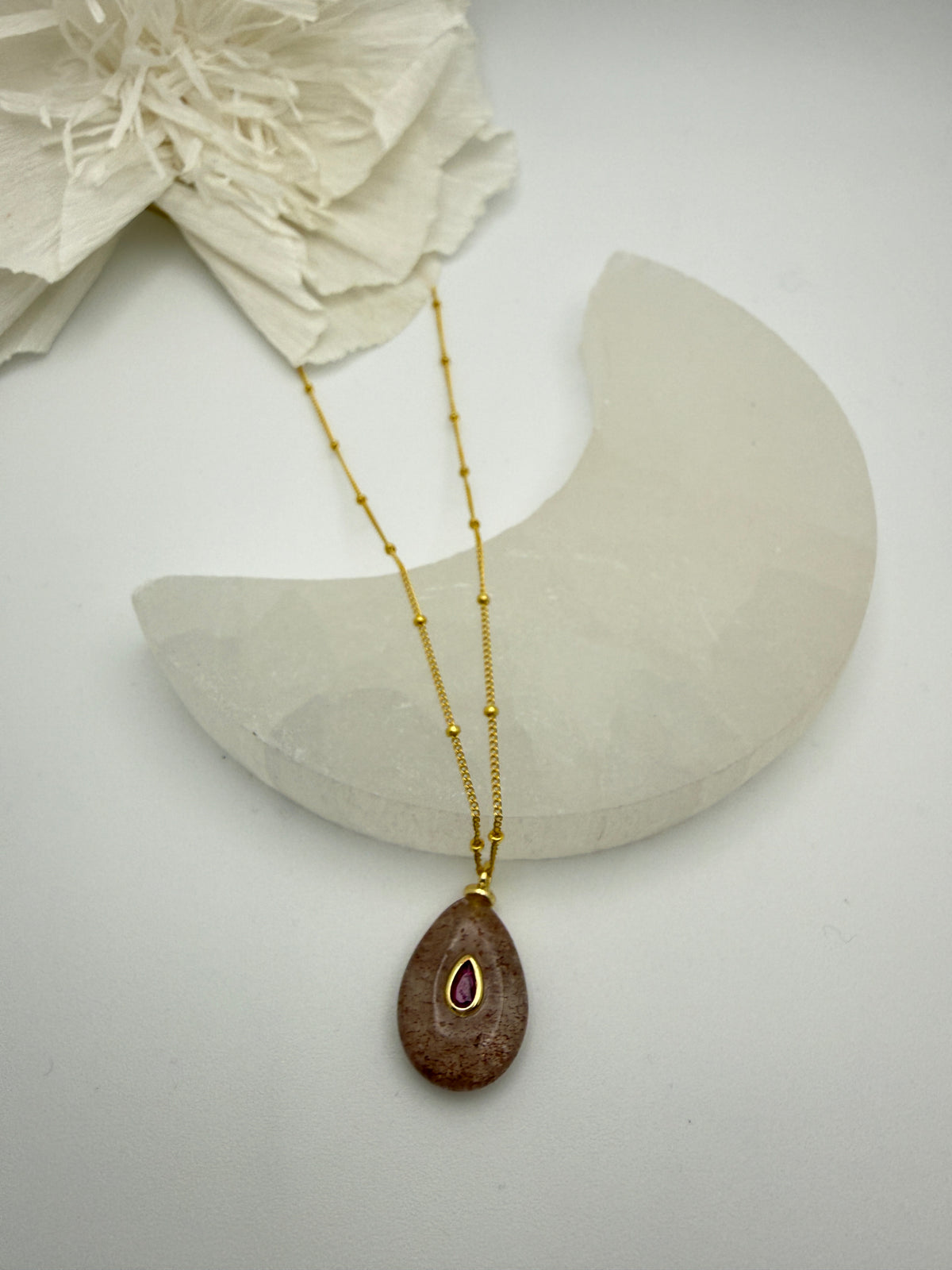 Susan Rifkin Crystal Gemstone Pendent