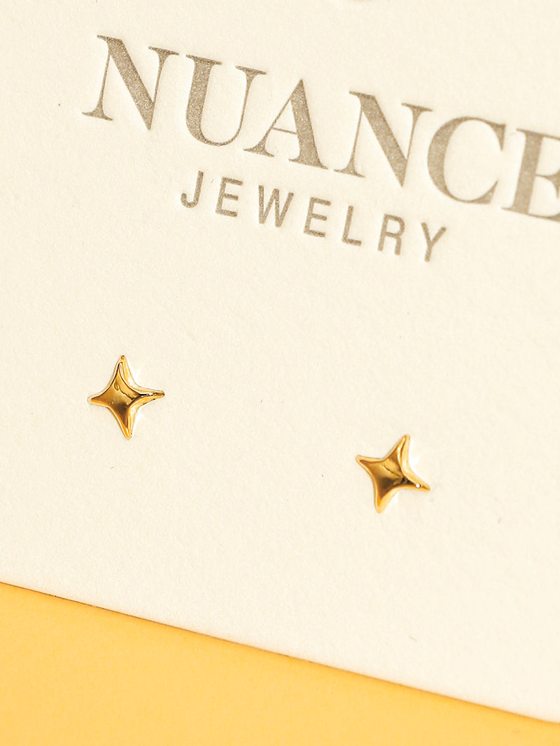 Nuance 14kt Gold Extra Small Icon Studs