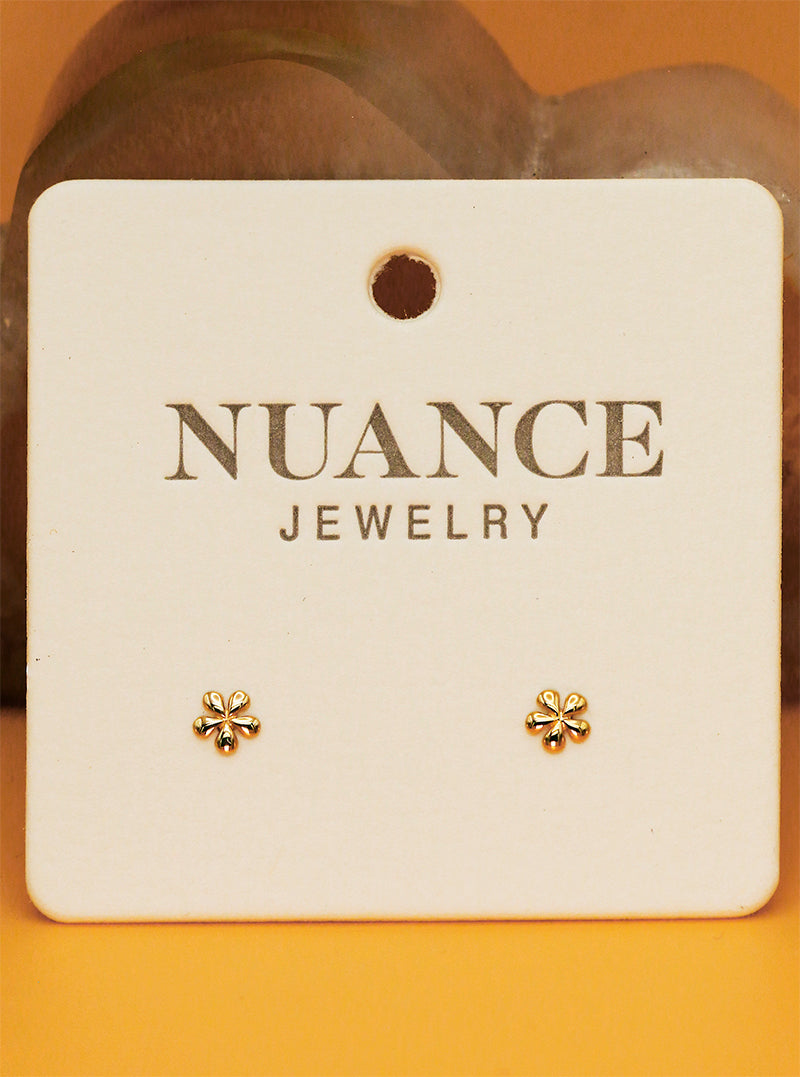 Nuance 14kt Gold Extra Small Icon Studs