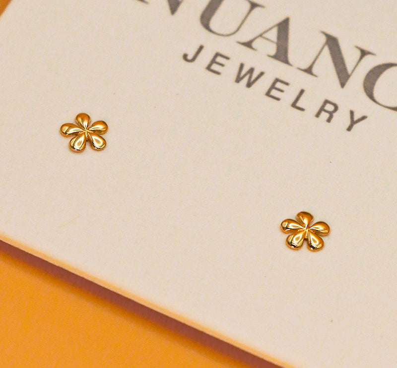 Nuance 14kt Gold Extra Small Icon Studs