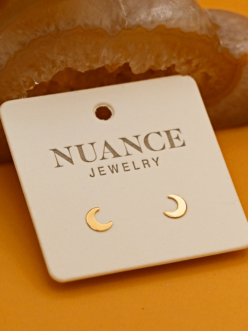 Nuance 14kt Gold Small Icon Studs