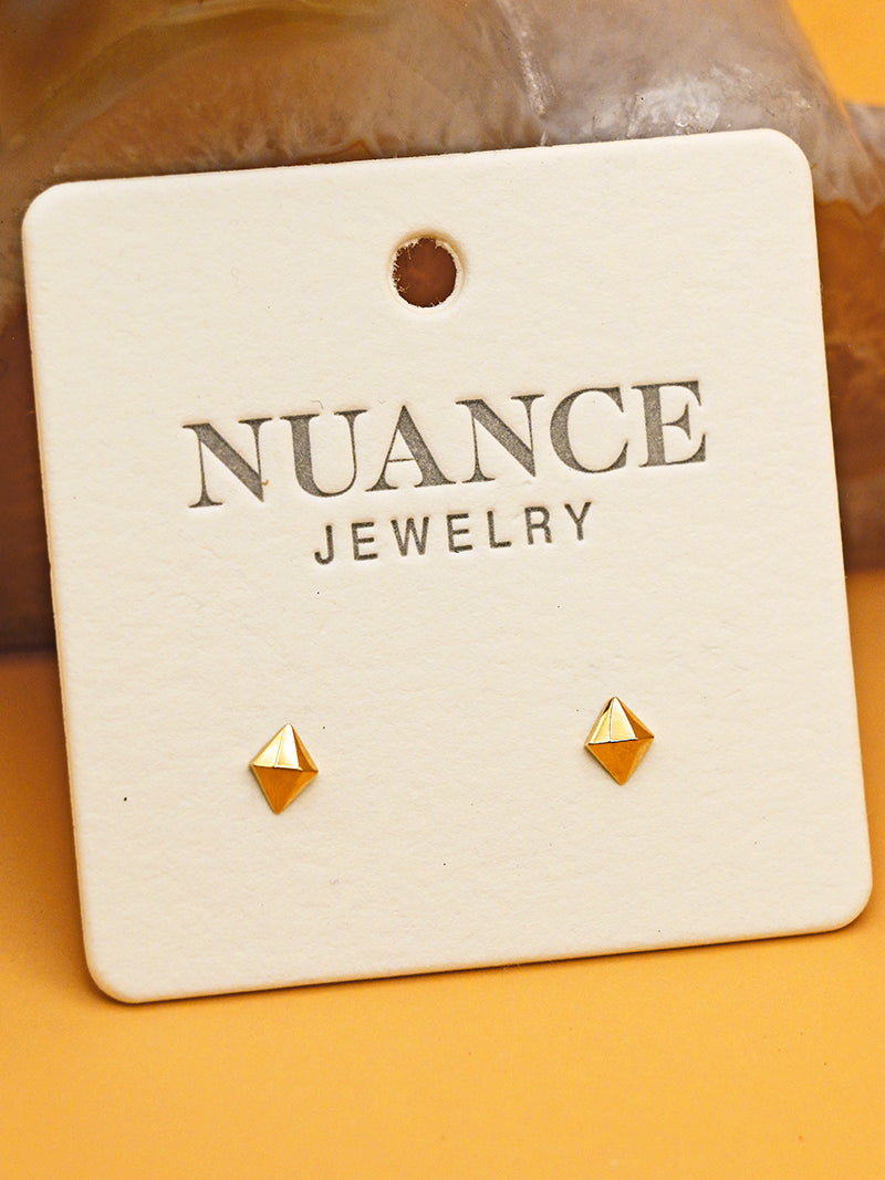 Nuance 14kt Gold Small Icon Studs