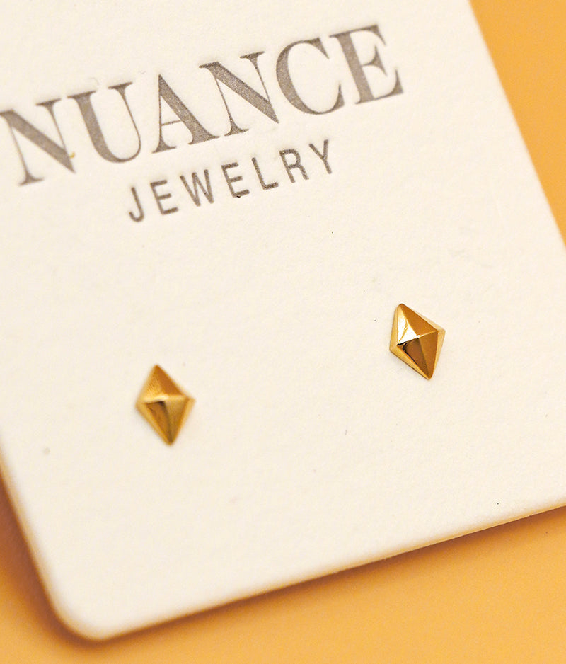 Nuance 14kt Gold Small Icon Studs