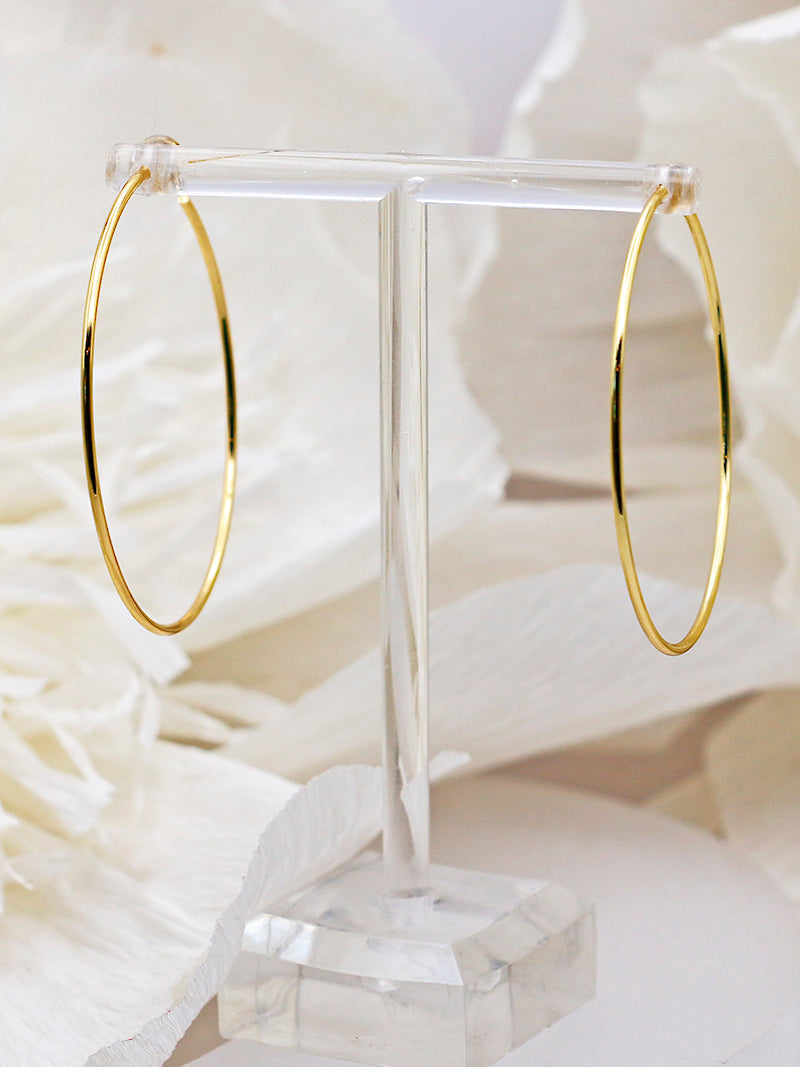 Nuance Skinny Hoops | Gold & Silver