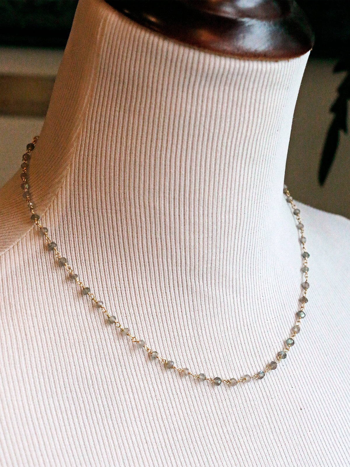 Susan Rifkin Beaded Labradorite Necklace
