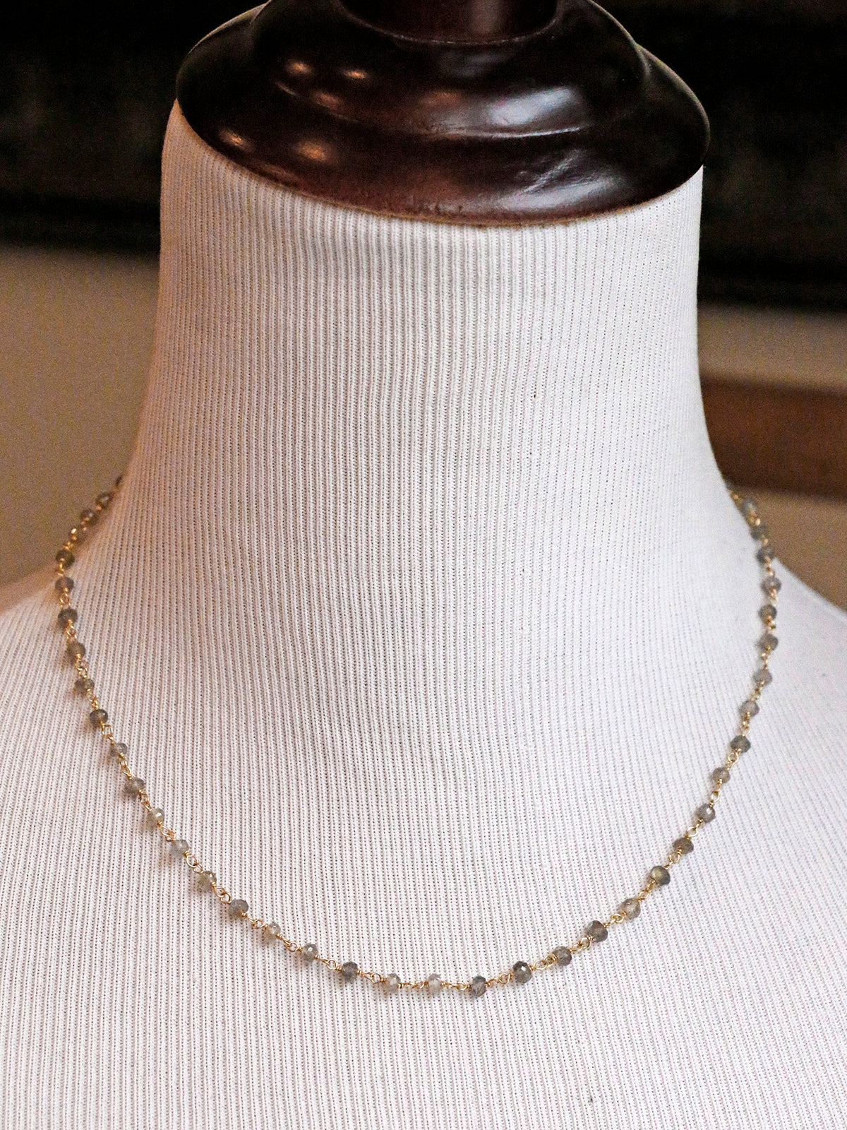 Susan Rifkin Beaded Labradorite Necklace