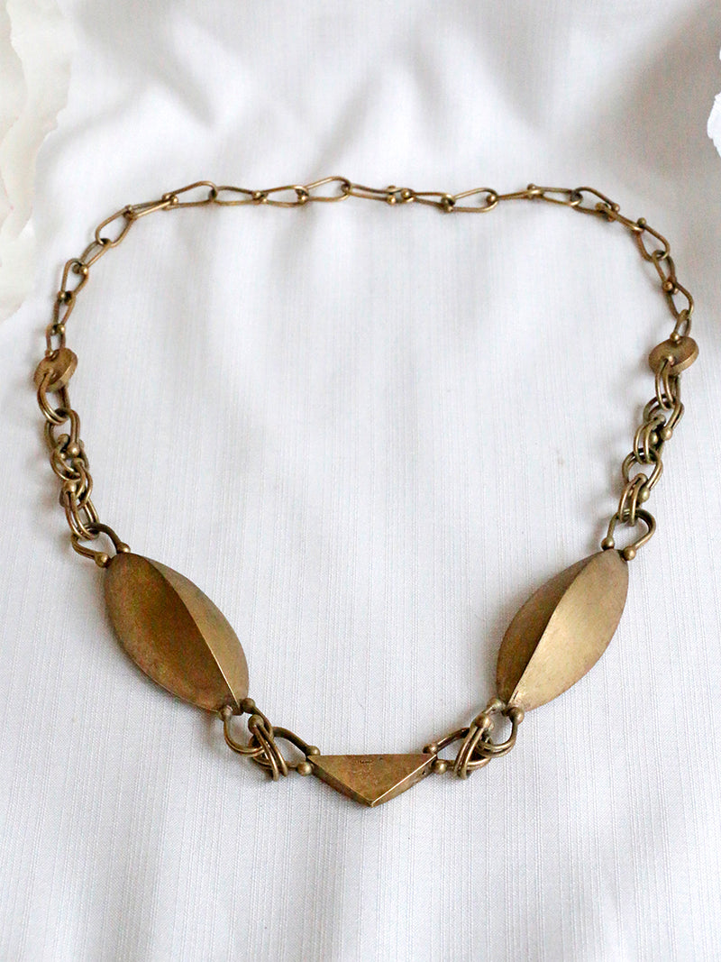 Dennis Higgins Limited Gold Statement Necklace