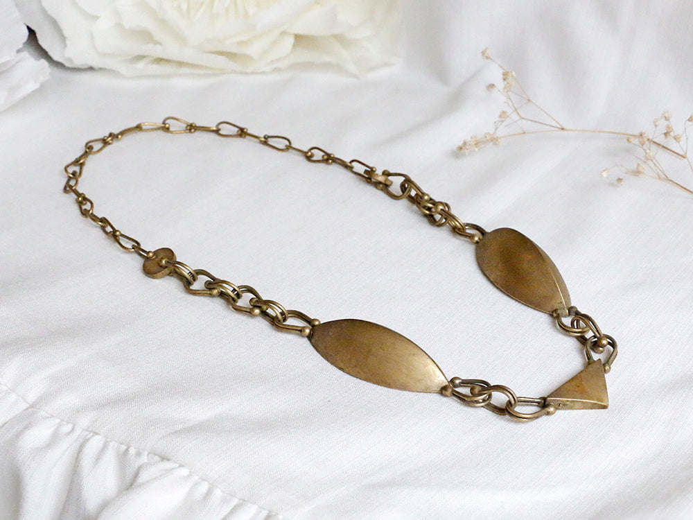 Dennis Higgins Limited Gold Statement Necklace