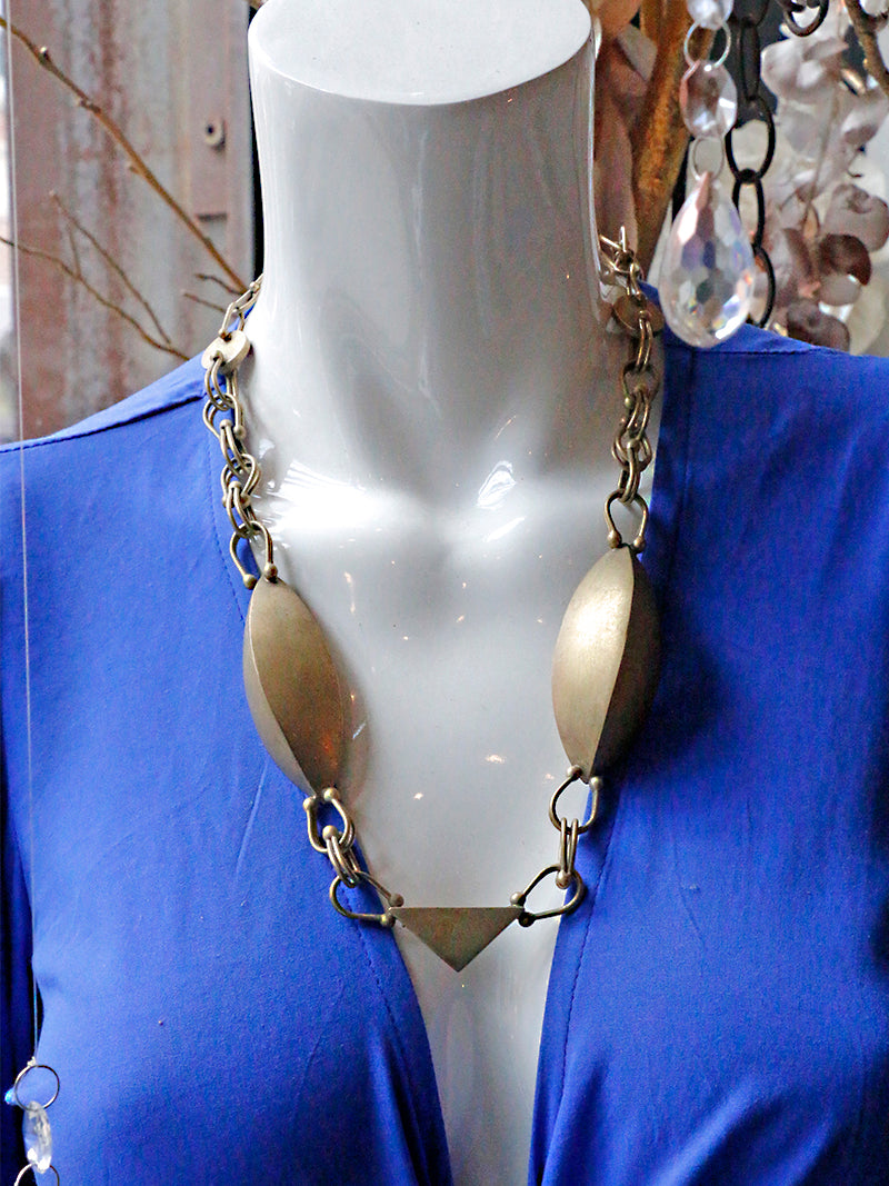 Dennis Higgins Limited Gold Statement Necklace