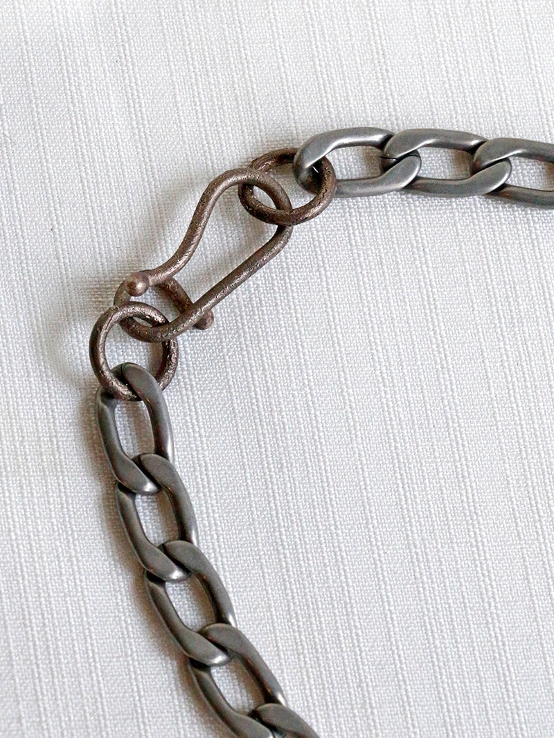 Dennis Higgins Limited Steel Curb Chain Necklace