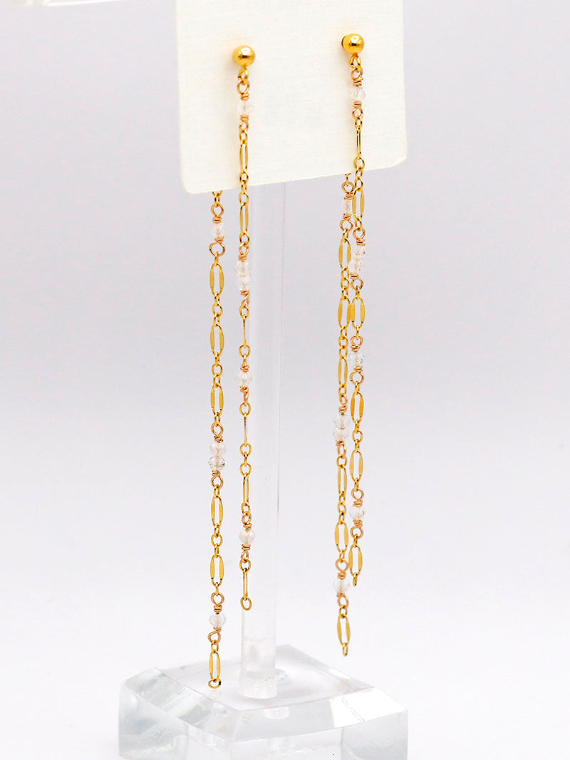 Susan Rifkin Drop Stone Earrings | More Colors Available