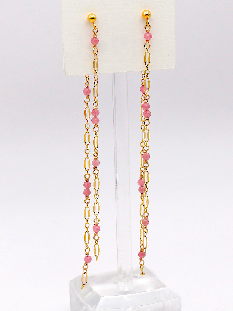 Susan Rifkin Drop Stone Earrings | More Colors Available