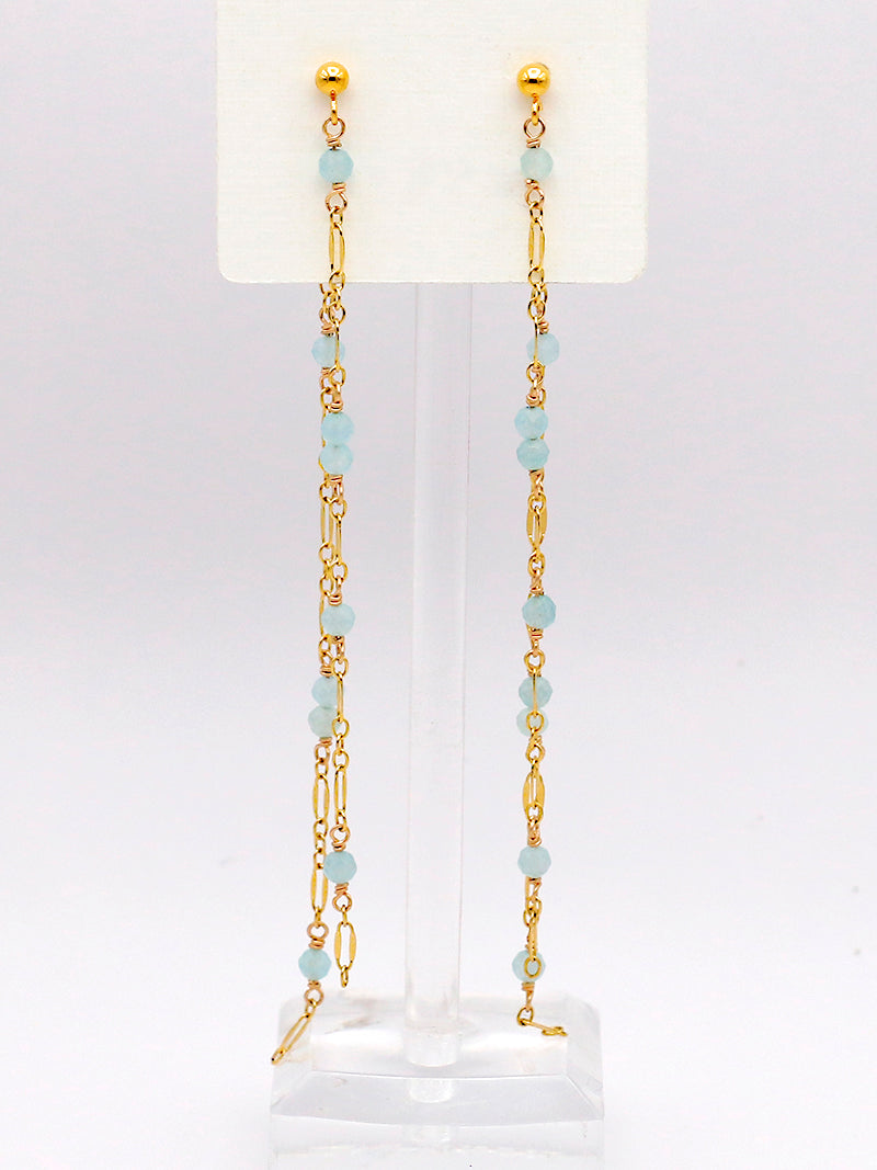 Susan Rifkin Drop Stone Earrings | More Colors Available