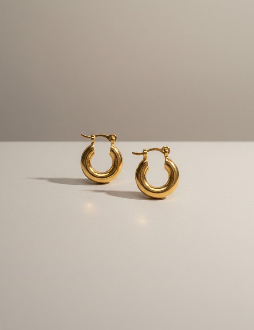 Nuance Obie Hoops- Gold