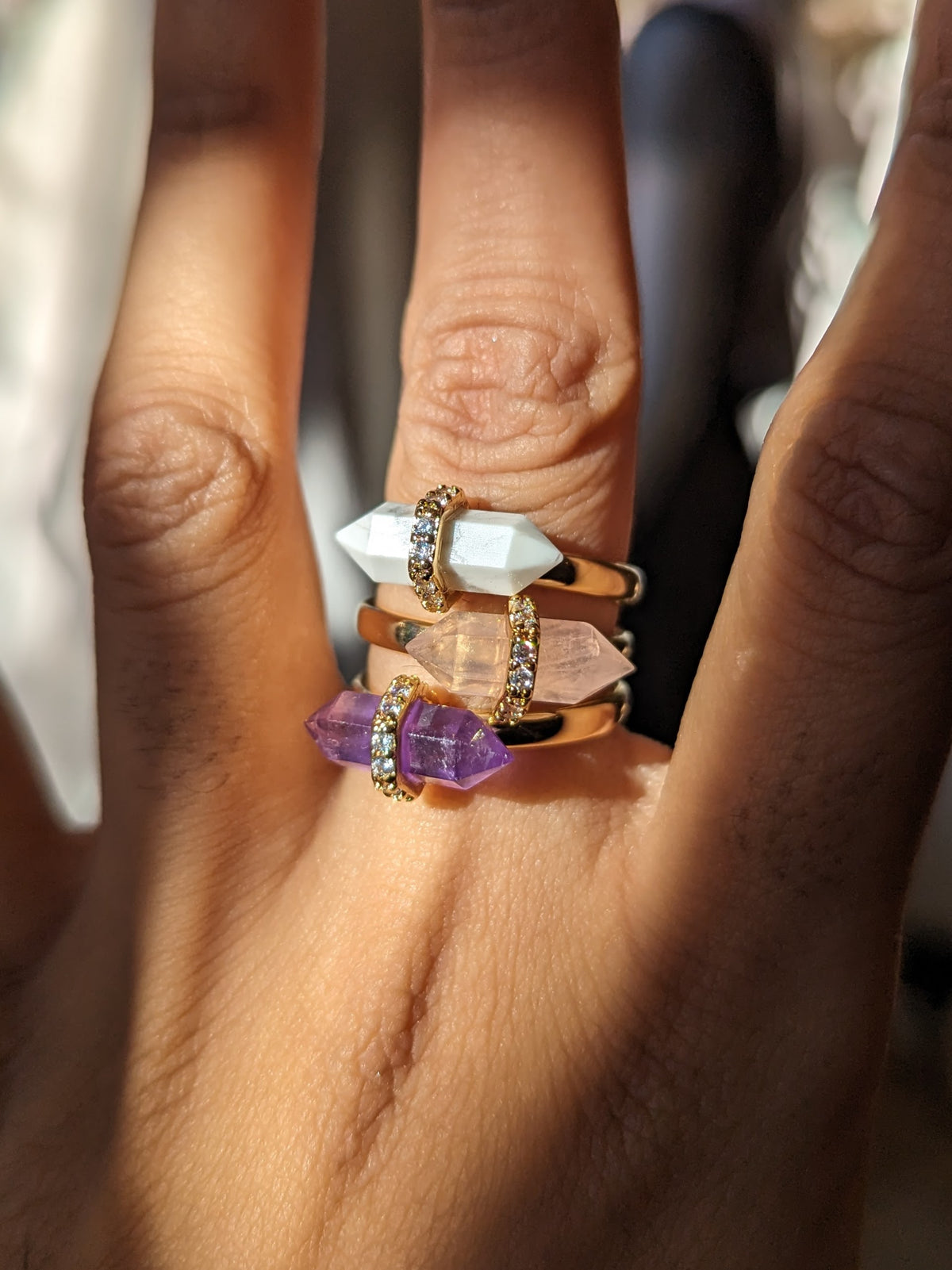 Nuance Crystal Point Ring | More Color Options!