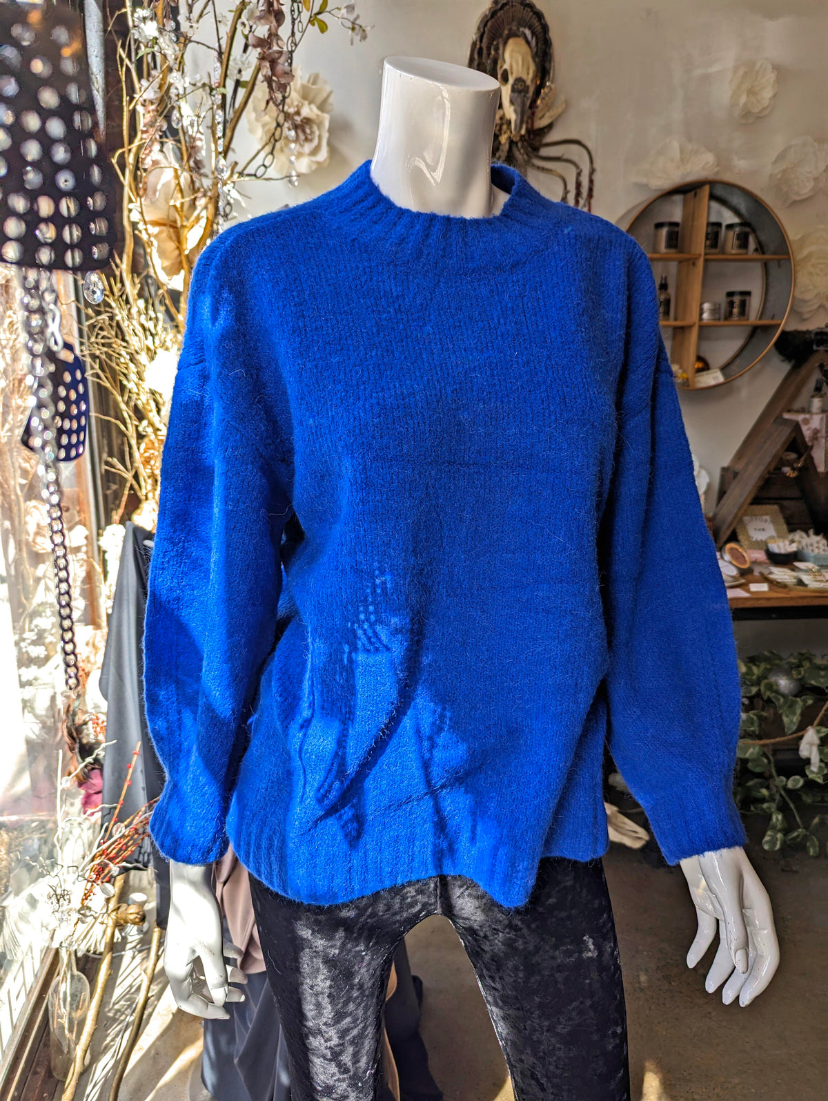 Maronie Drop Sleeve Sweater | Royal Blue