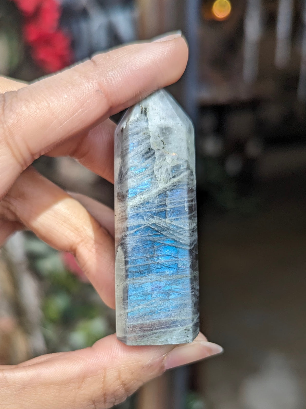 Witch's Way Labradorite Crystal Point