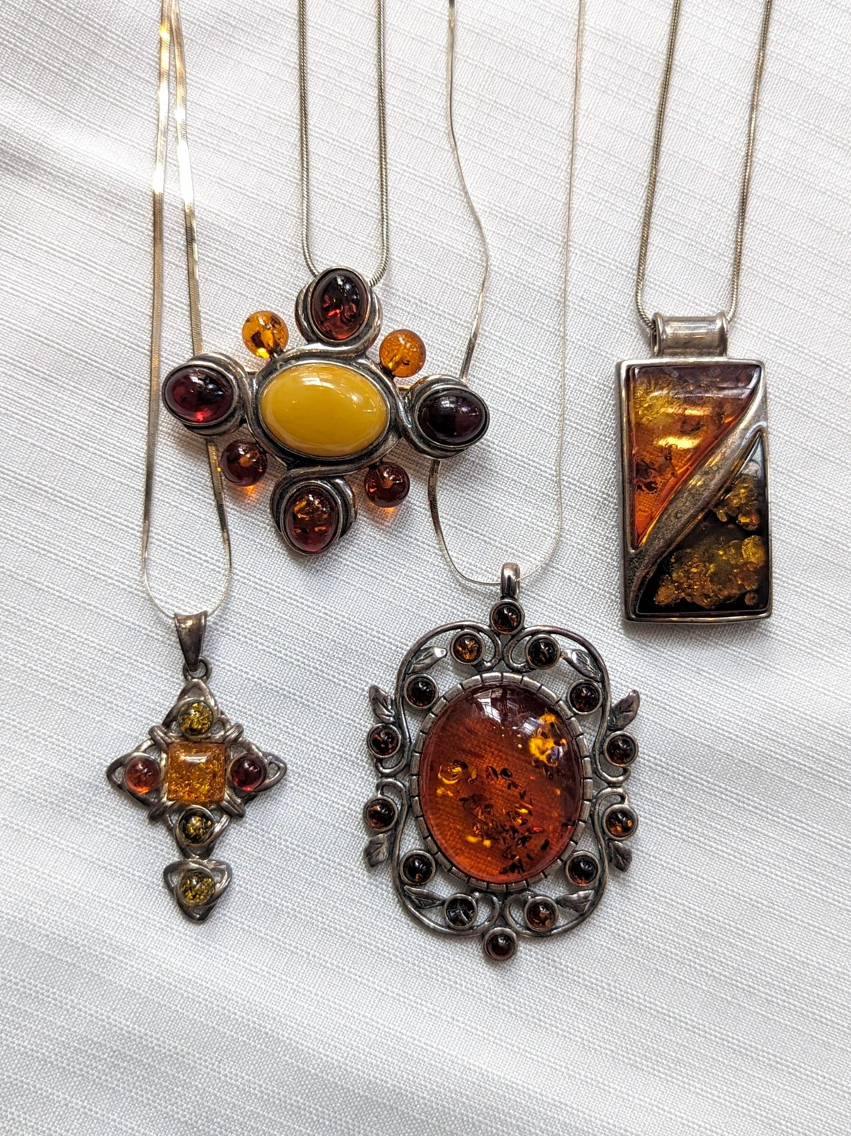 Vintage Amber Necklaces