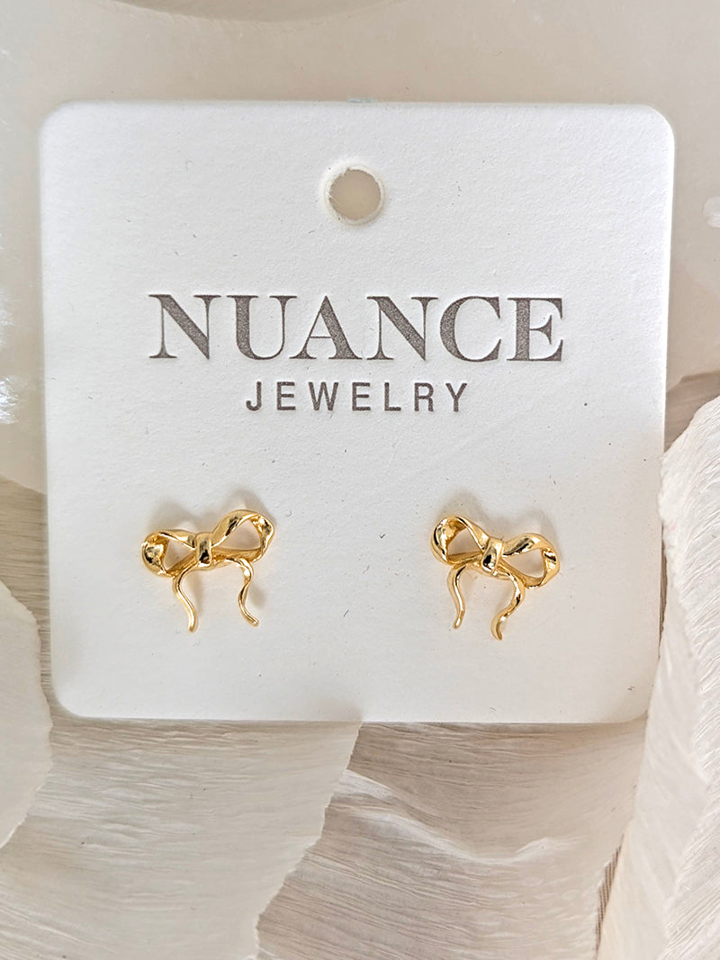 Nuance Tiny Bow Studs