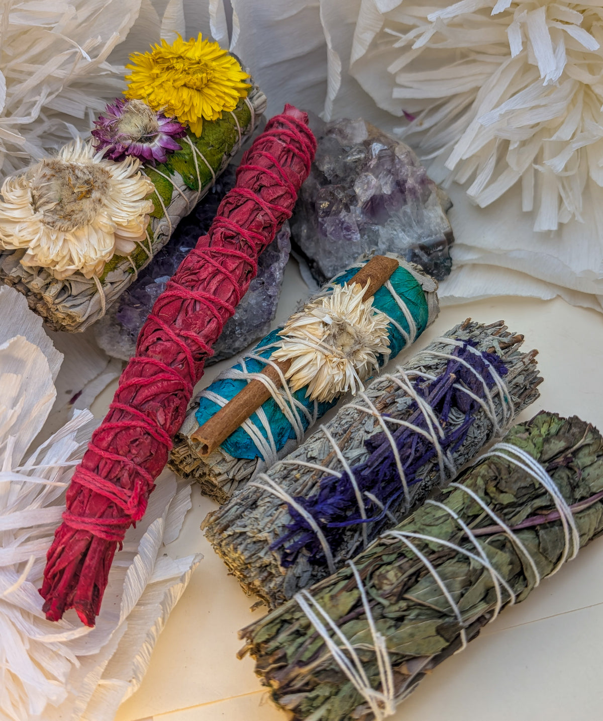 Sage Bundle + Selenite Stick Gift Set | Buy One Get One Free!